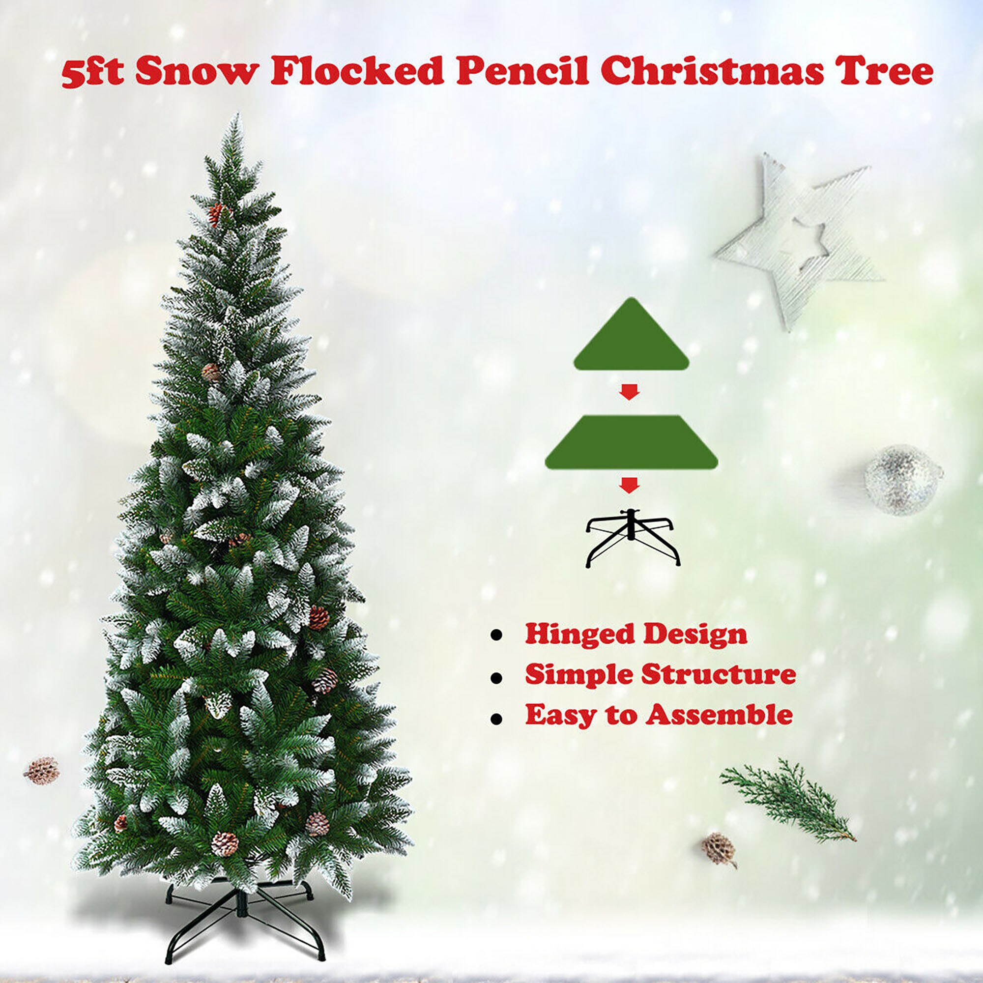 Forclover ALHY-051CM Artificial-Christmas-Trees - View #6