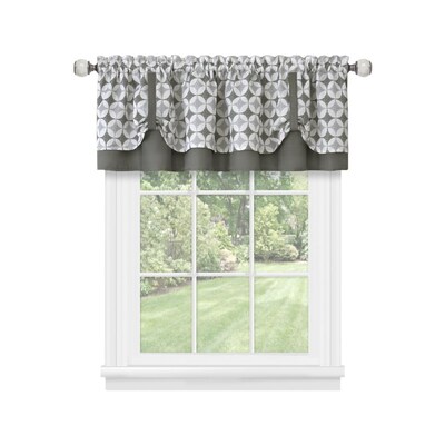 Gray Valances At Com, Gray Swag Curtains For Bedroom