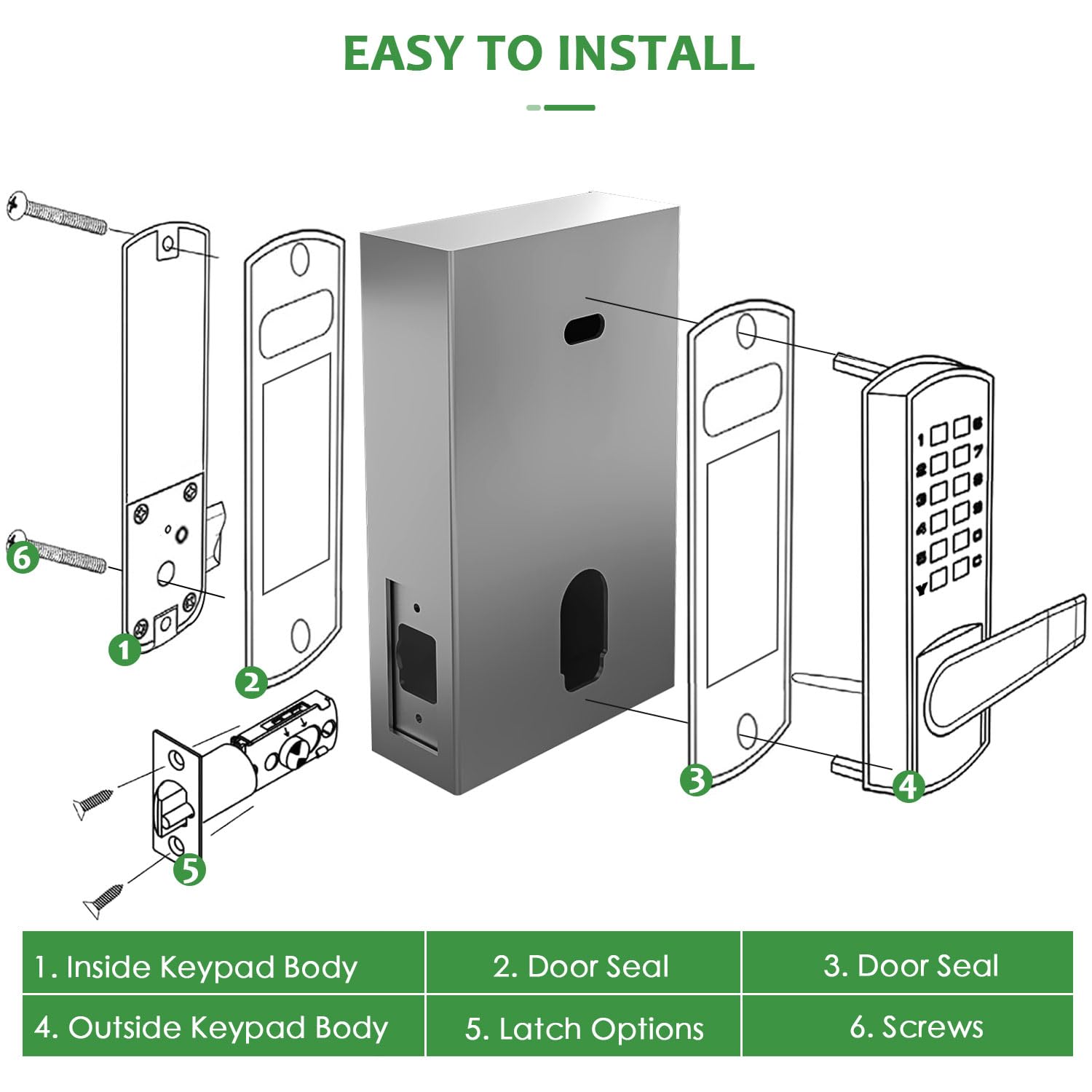 CYIKE LCY0811E431 Gate-Hardware - View #3