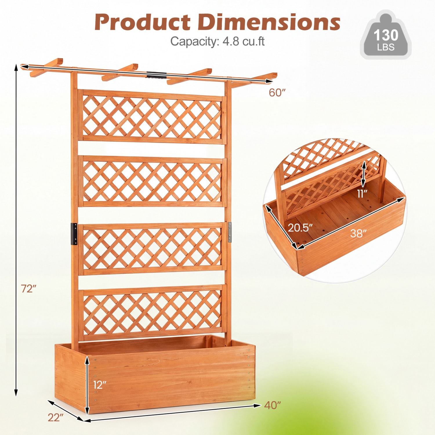 Slickblue D-CO-RO9364TG Raised-Garden-Beds - View #5