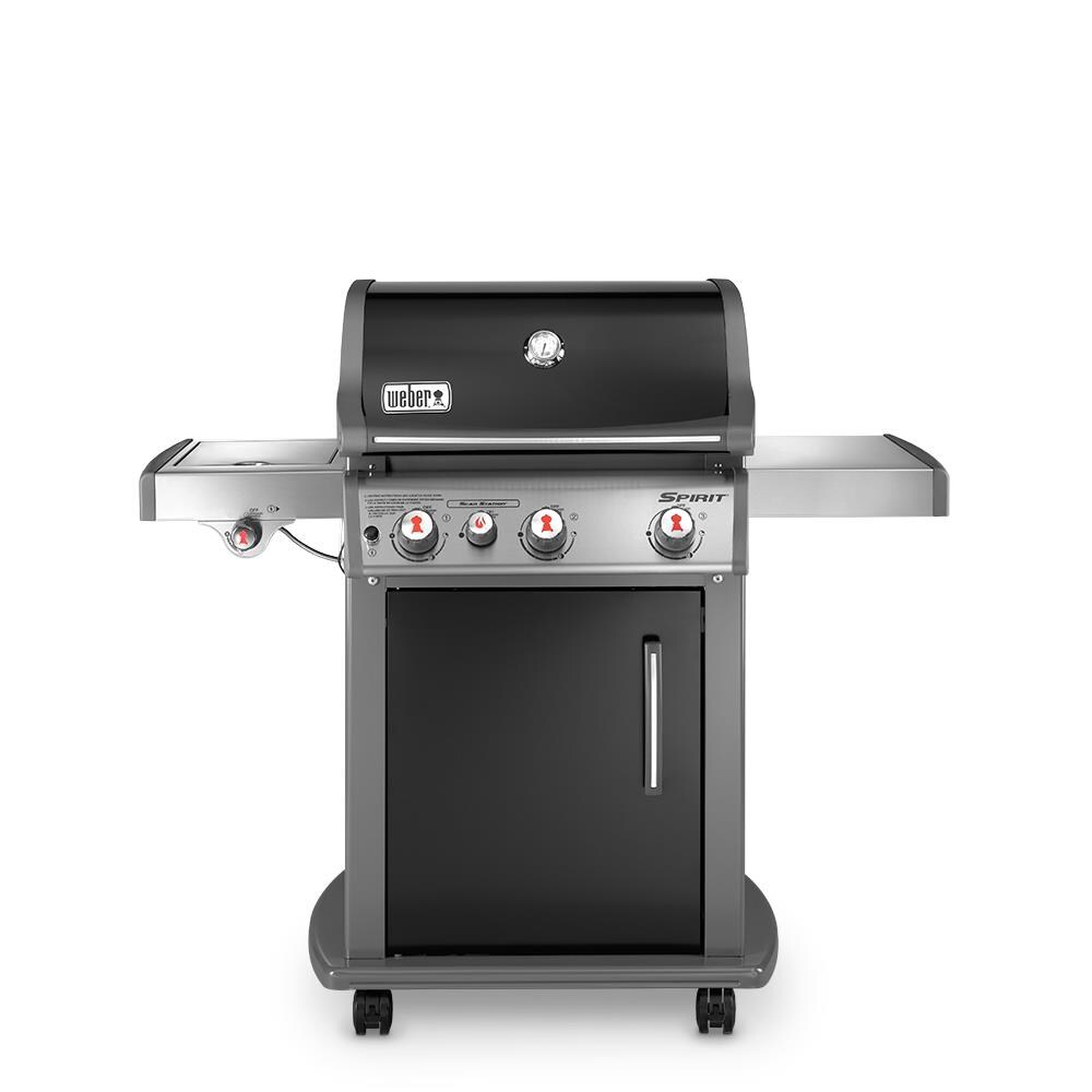 Weber SPIRIT E 330 BLACK LP GAS GRILL In The Gas Grills Department At 