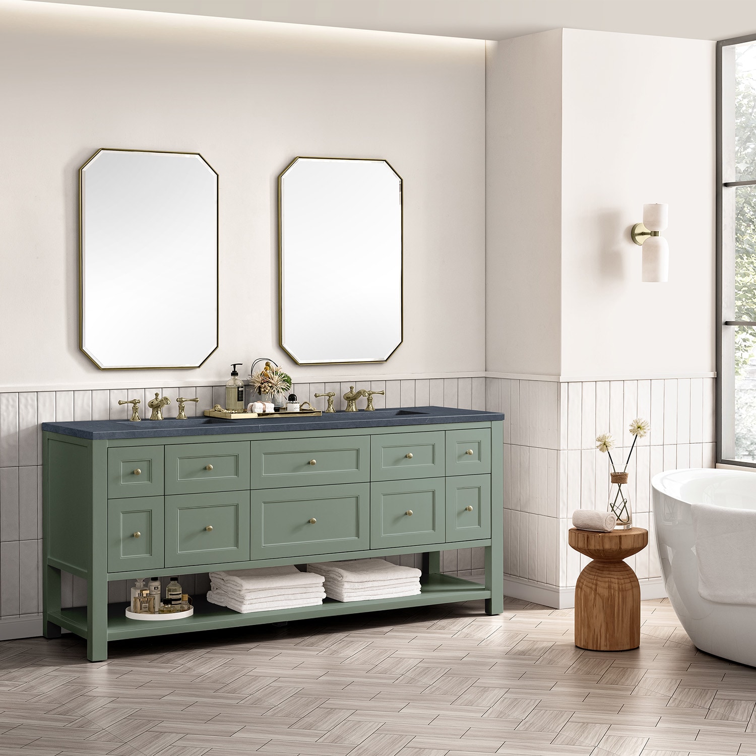 James Martin Vanities 330-V72-SC-3CSP Bath-Vanity-Combo - View #3