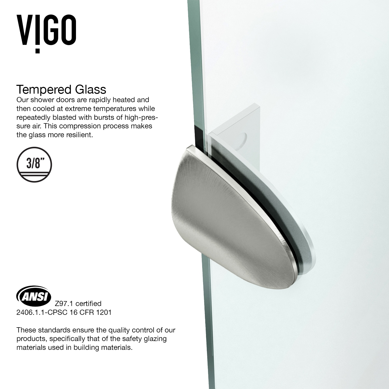 VIGO VG6061BNCL42W Alcove-Shower-Kit - View #8