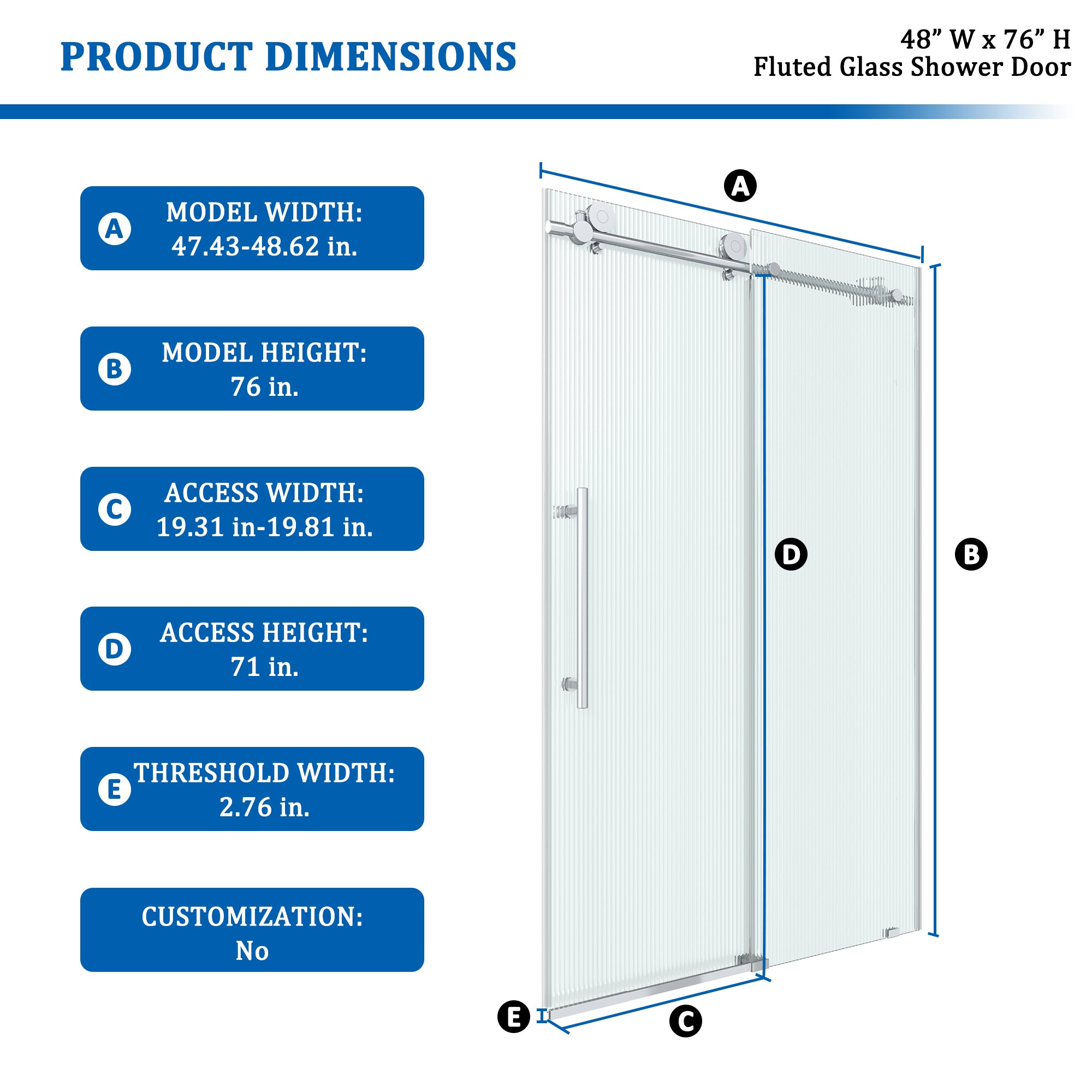 Boyel Living BL13SE014876CH Shower-Doors - View #2