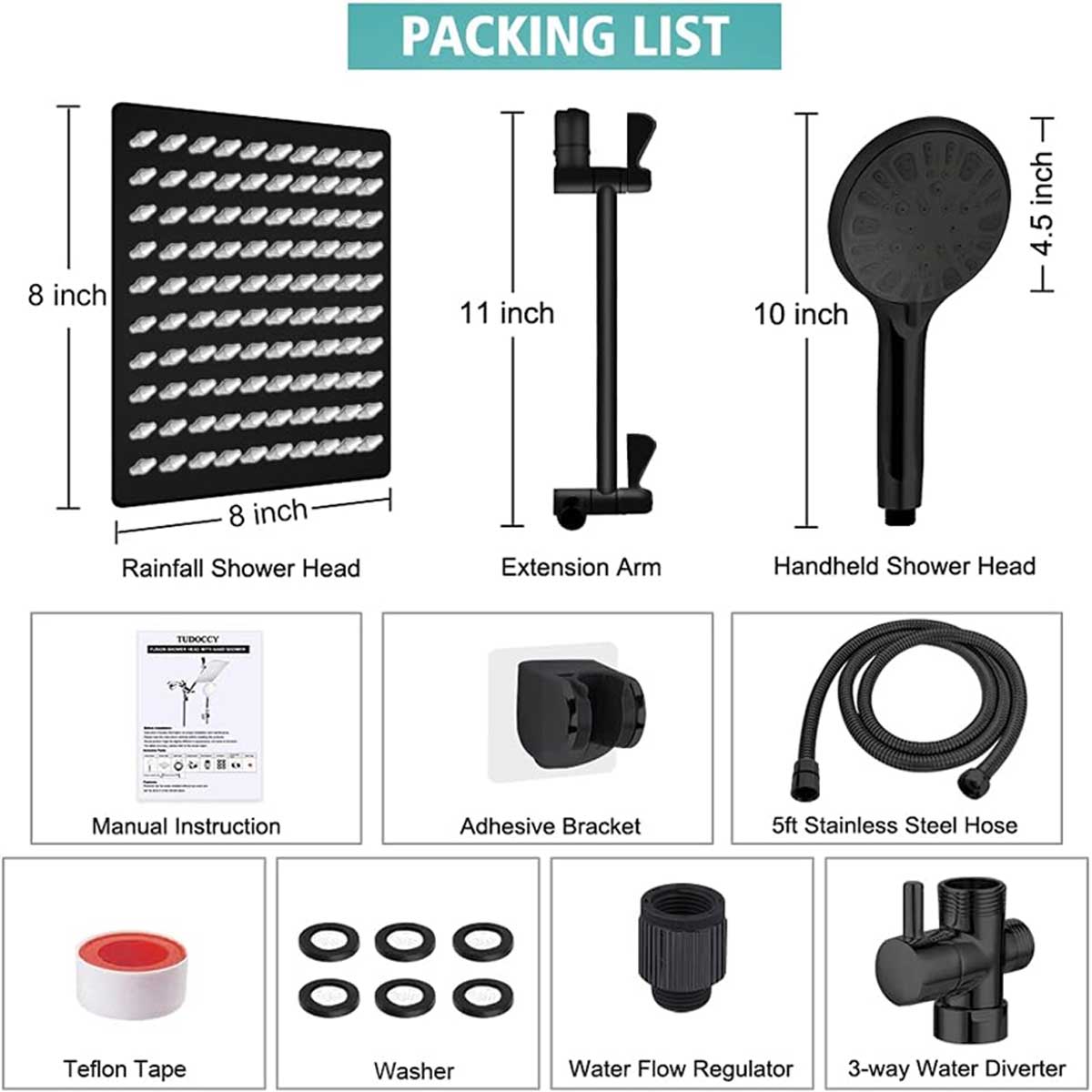Aoibox IT85S022 Fixed-Showerhead - View #7