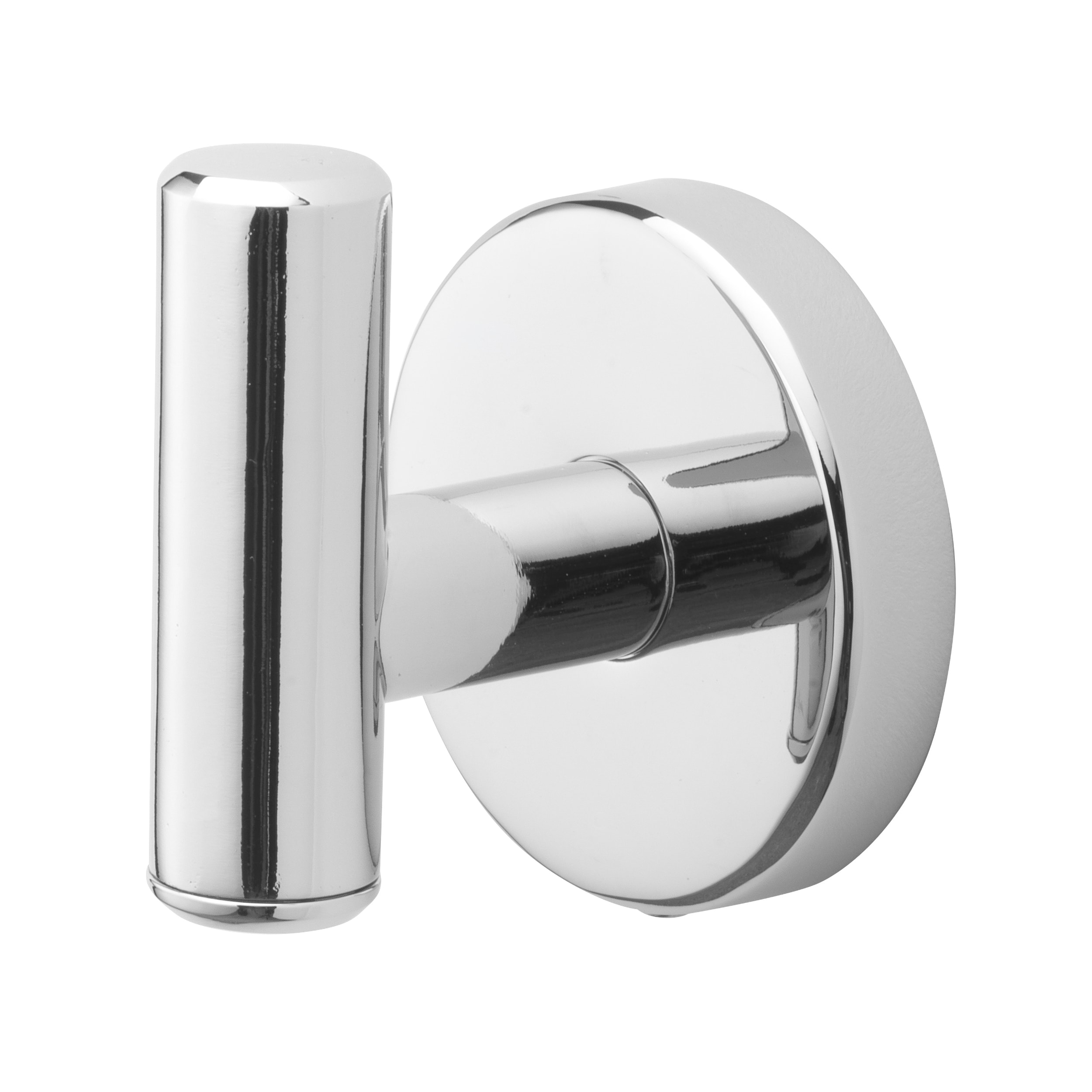 allen + roth Harlow Polished Chrome Single Wall Mount Towel Hook 166 ...