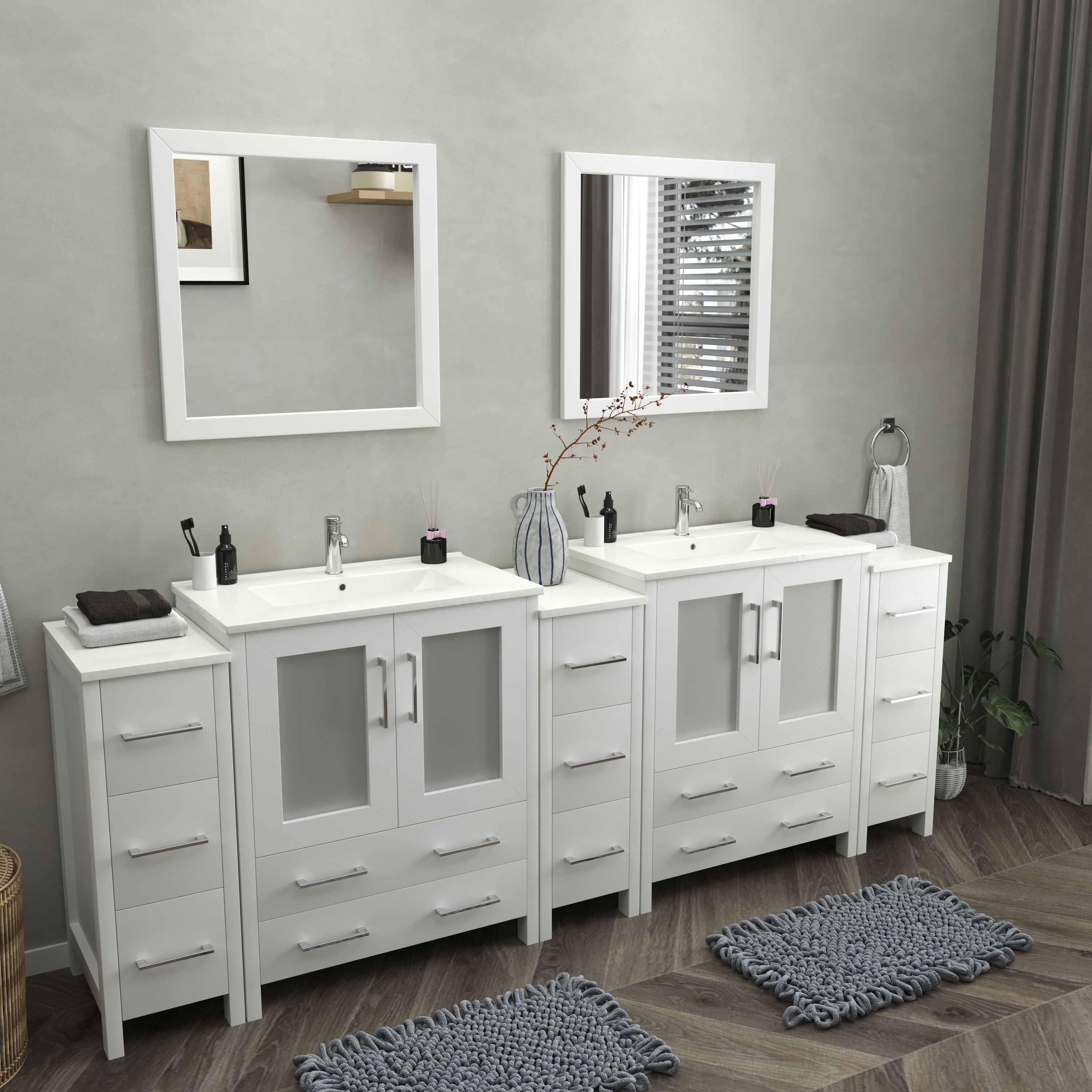 Vanity Art VA3030-96W Bath-Vanity-Combo - View #12