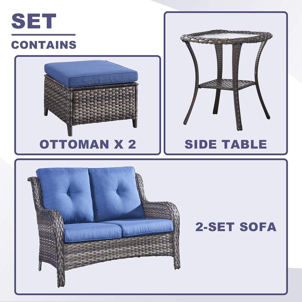 Rilyson FS038016026X2-1 Patio-Conversation-Sets - View #6