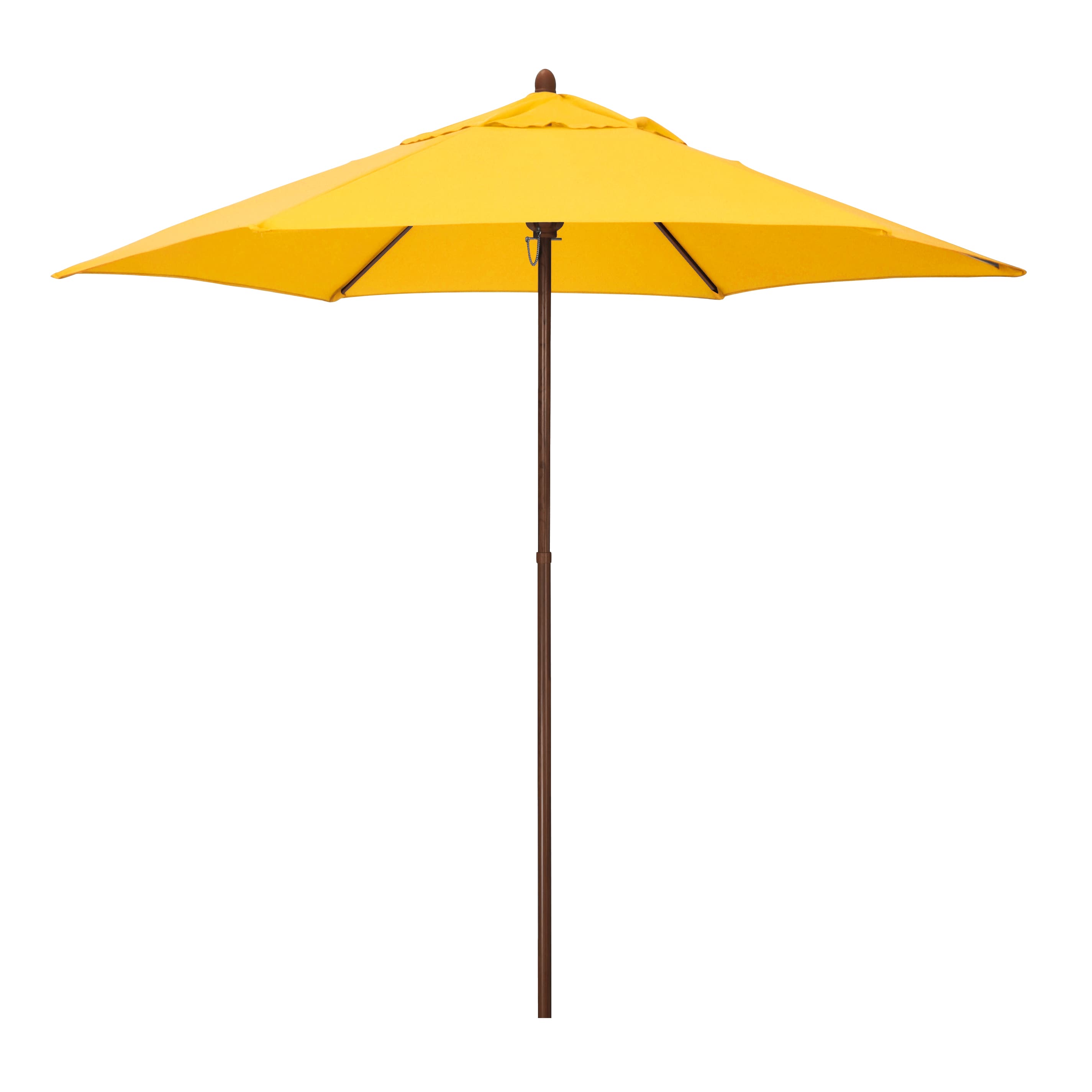 Astella MOW906202-P57 9-ft Steel Yellow No-tilt Market Patio Umbrella