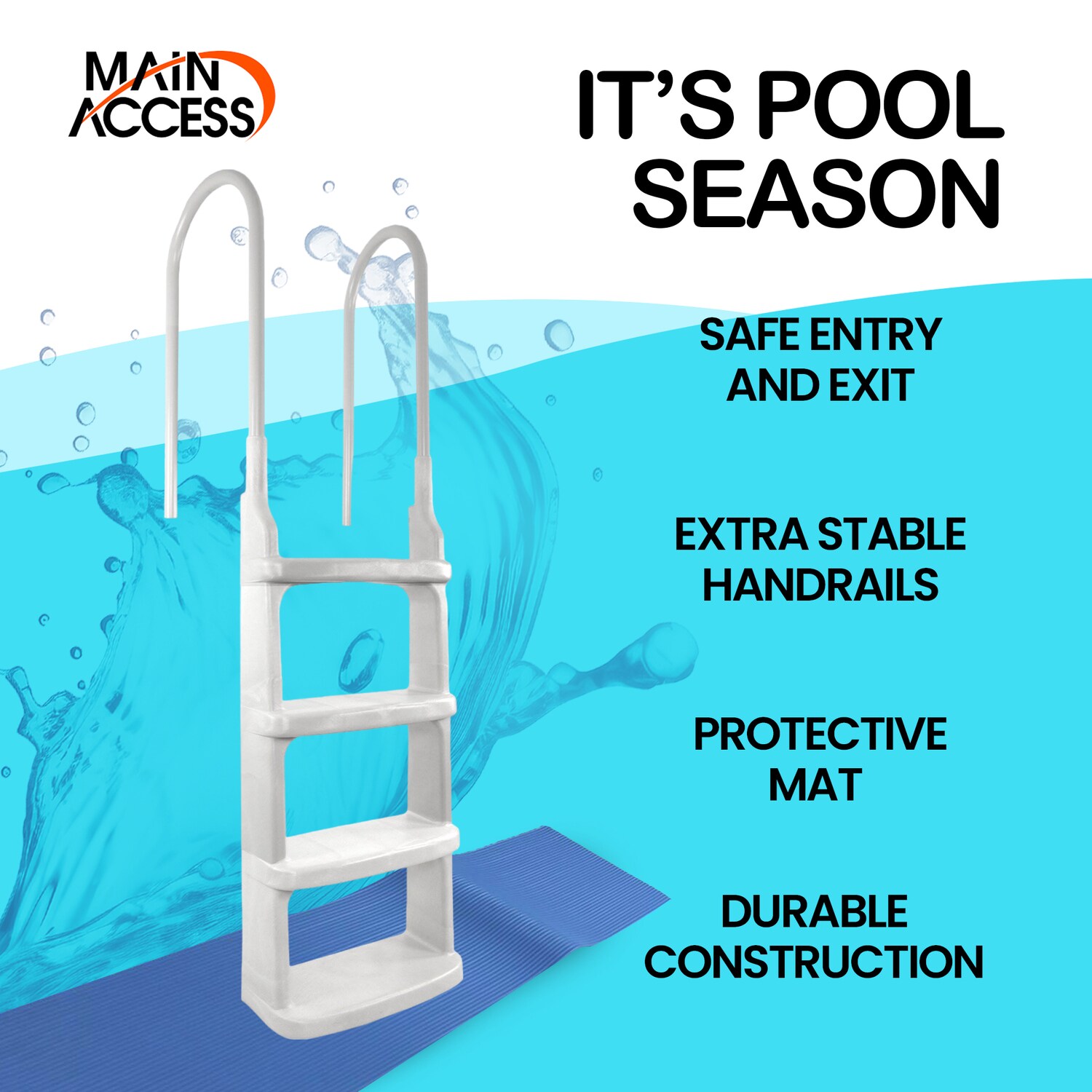 Main Access 59326 Above-Ground-Pool-Lad-Steps - View #3