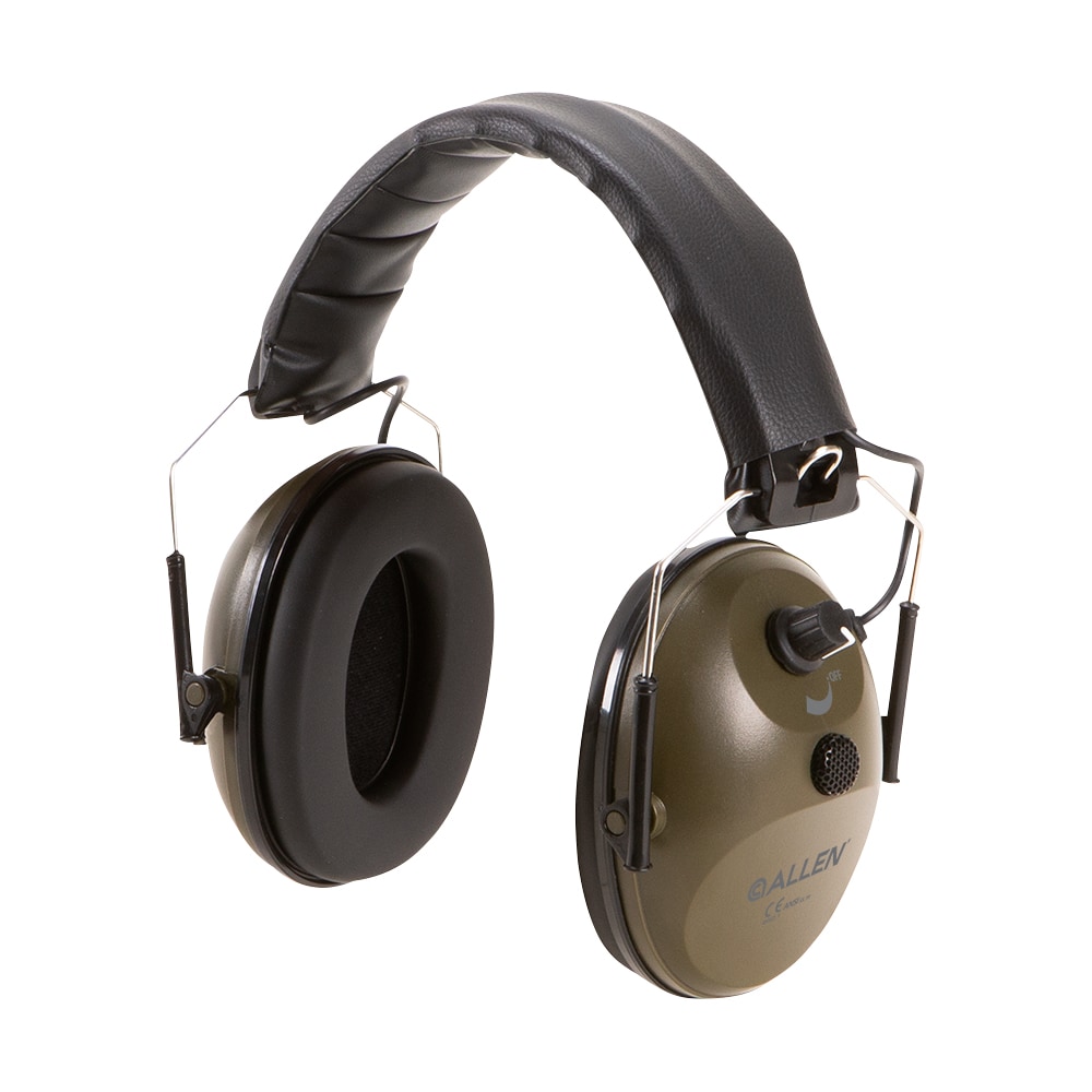 Allen Company 2225 Reusable Cordless Hearing Protection Earmuffs Amplifies Sounds Under 82dB and Turns Off at 82dB dB Noise Reduction Rating