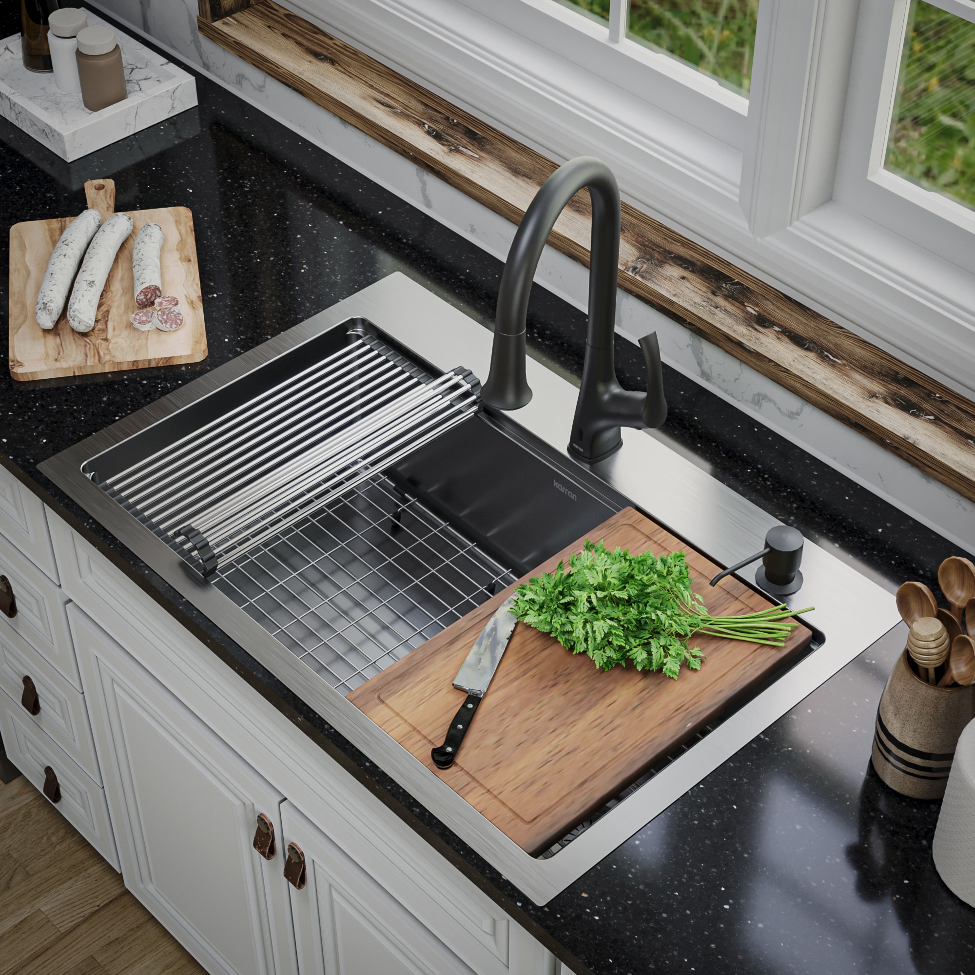 Karran WST-26-PK1 Kitchen-Sinks - View #3