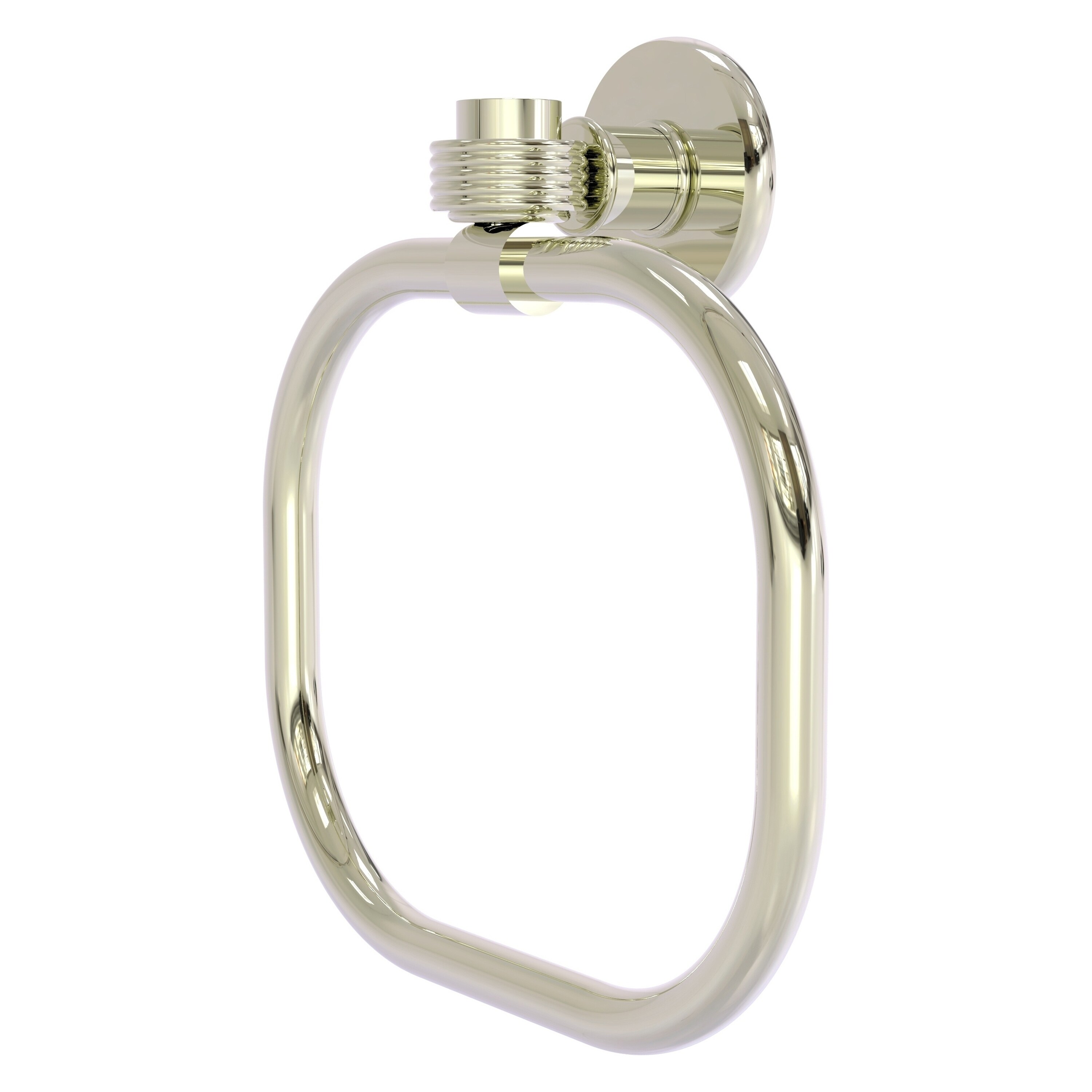 Allied Brass 2016G-PNI Continental Polished Nickel Wall mount Single Towel Ring