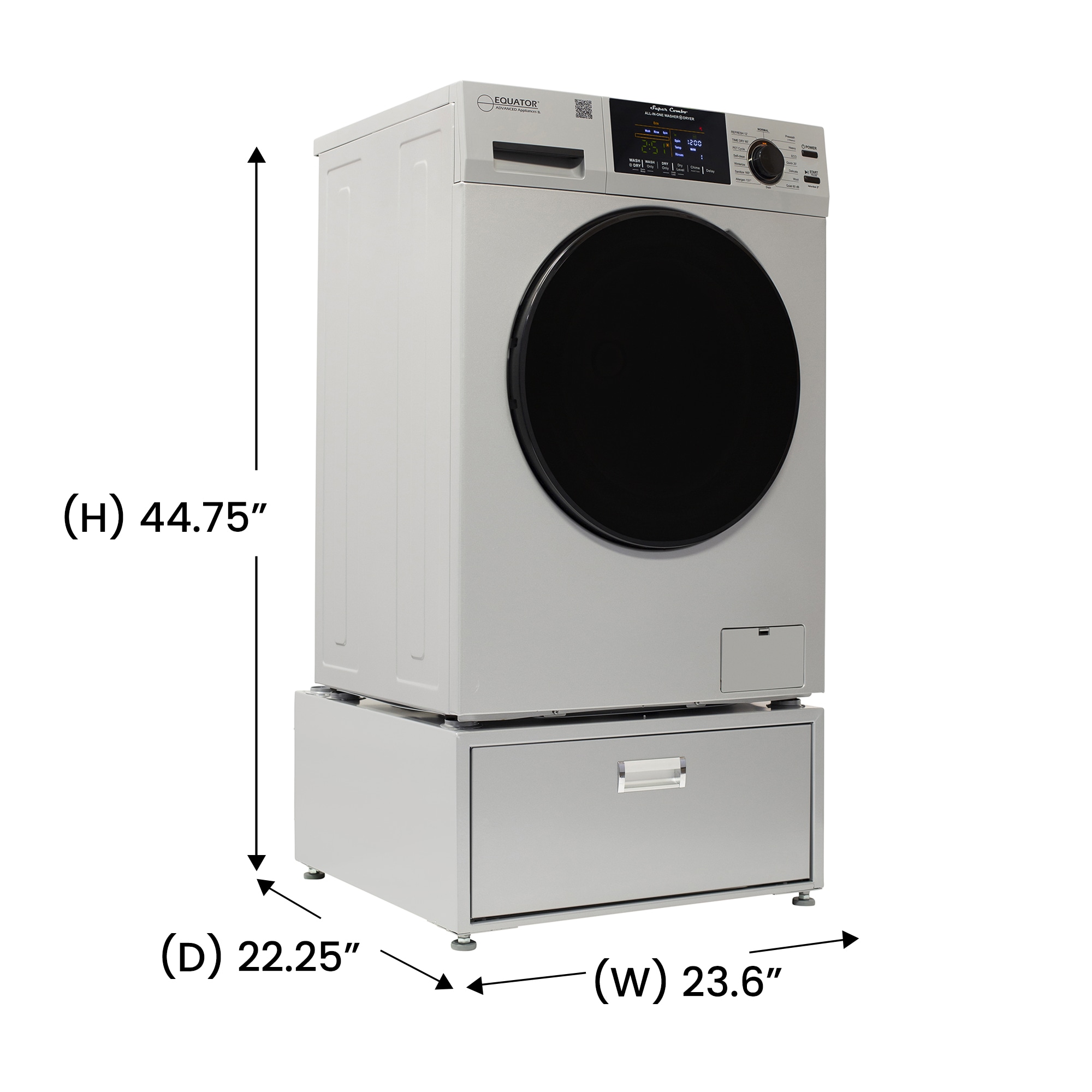 Equator Advanced Appliances EZ 4700 S + PDL 4455 Combination-Washers-Dryers - View #2