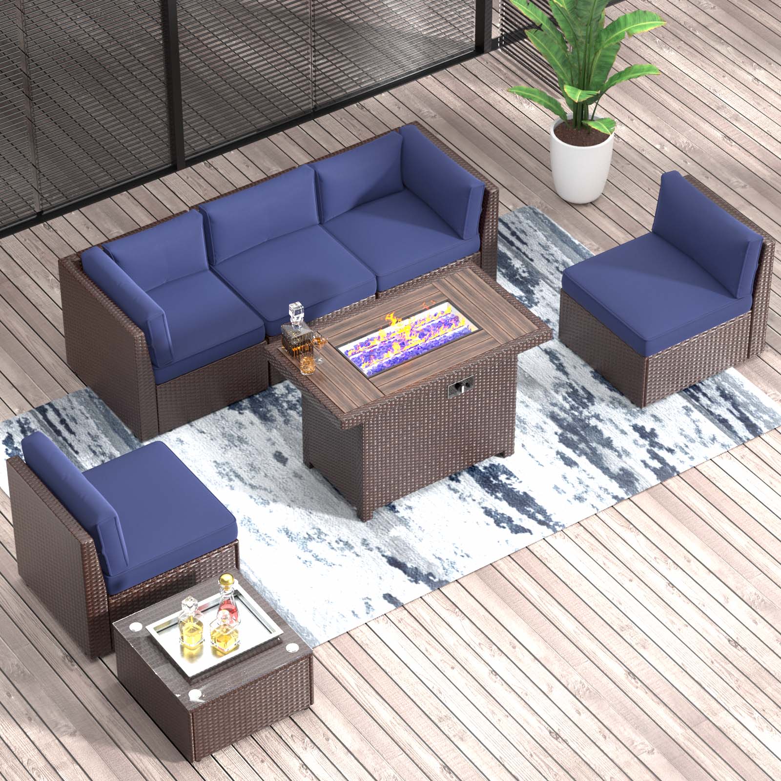 Bapipro BP3907U11 Patio-Conversation-Sets - View #8