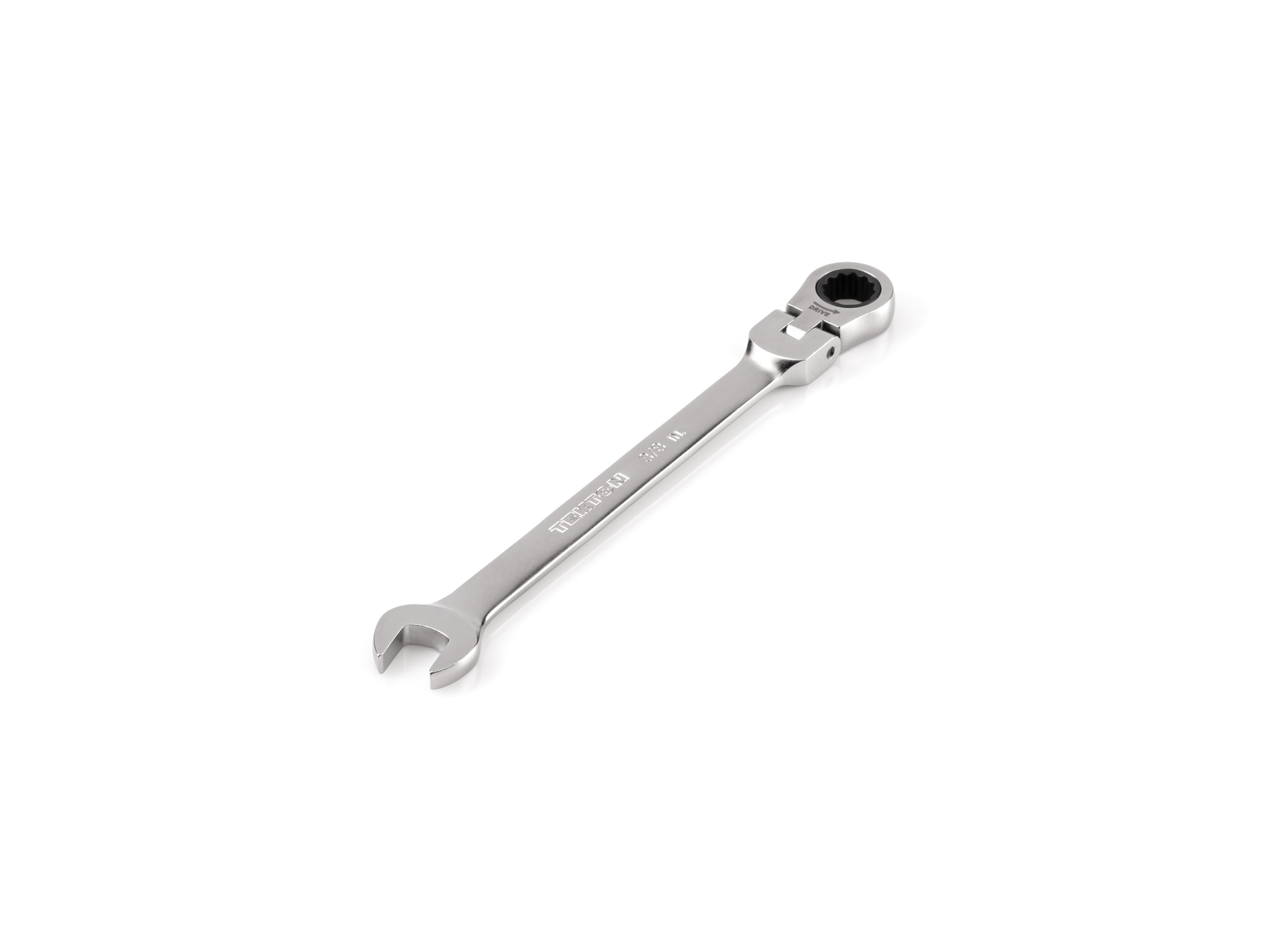 TEKTON WRC26310 3/8-in Standard (SAE) Flexible Head Ratchet Wrench