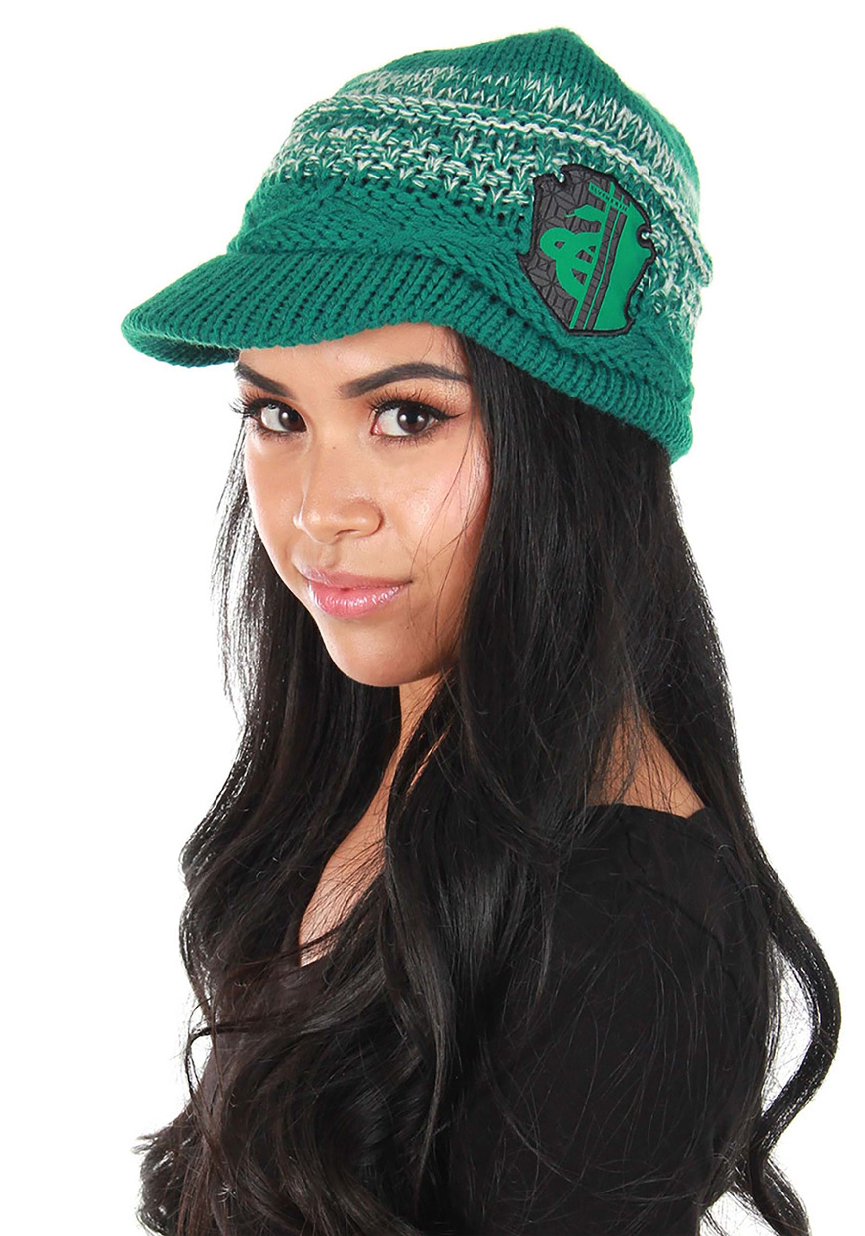 HalloweenCostumes - FUN Costumes Harry Potter Knit Brim Slytherin Cap Harry Potter Accessories St...