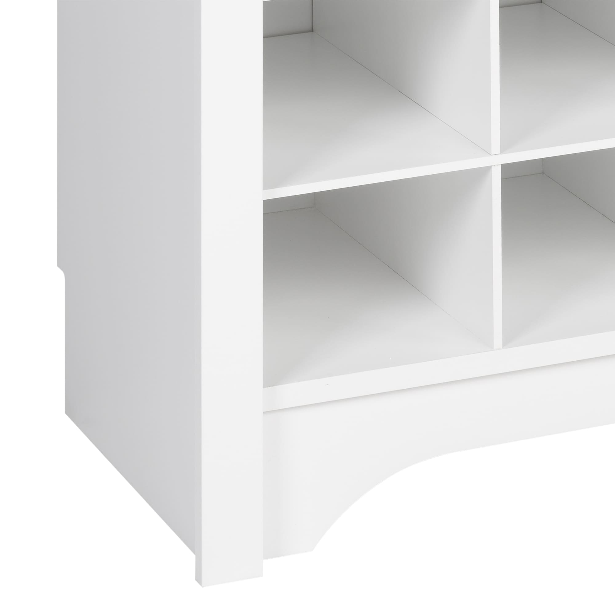 60 Entryway Shoe Cubby Console Drifted Gray - Prepac : Target
