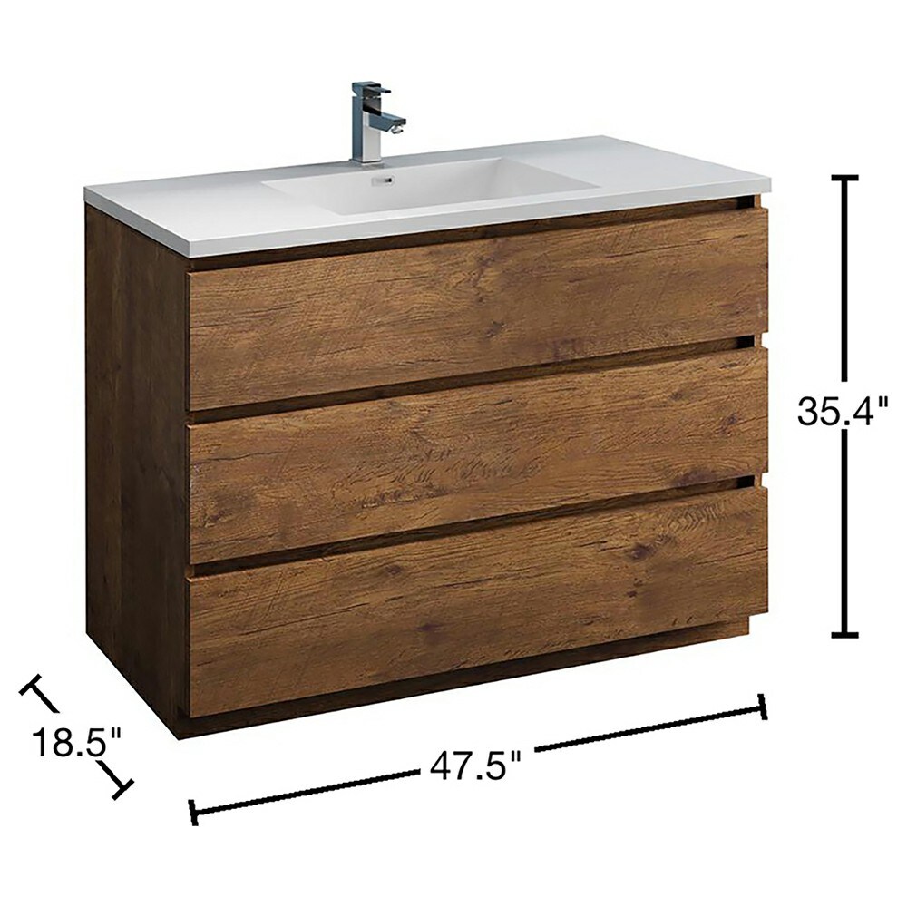 Fresca FCB9348RW-I Bath-Vanity-Combo - View #10