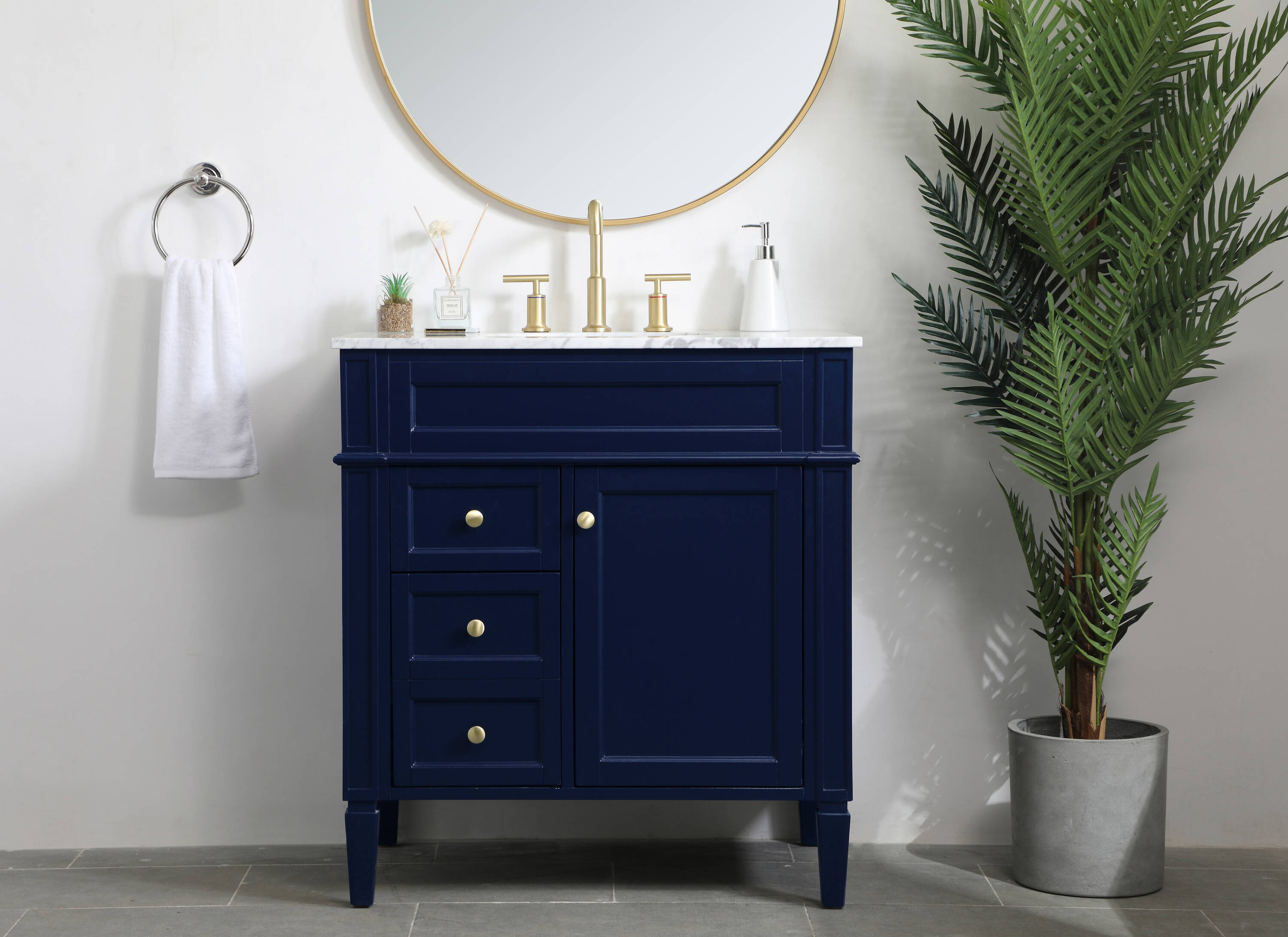 Elegant Decor FI37532BL Bath-Vanity-Combo - View #2