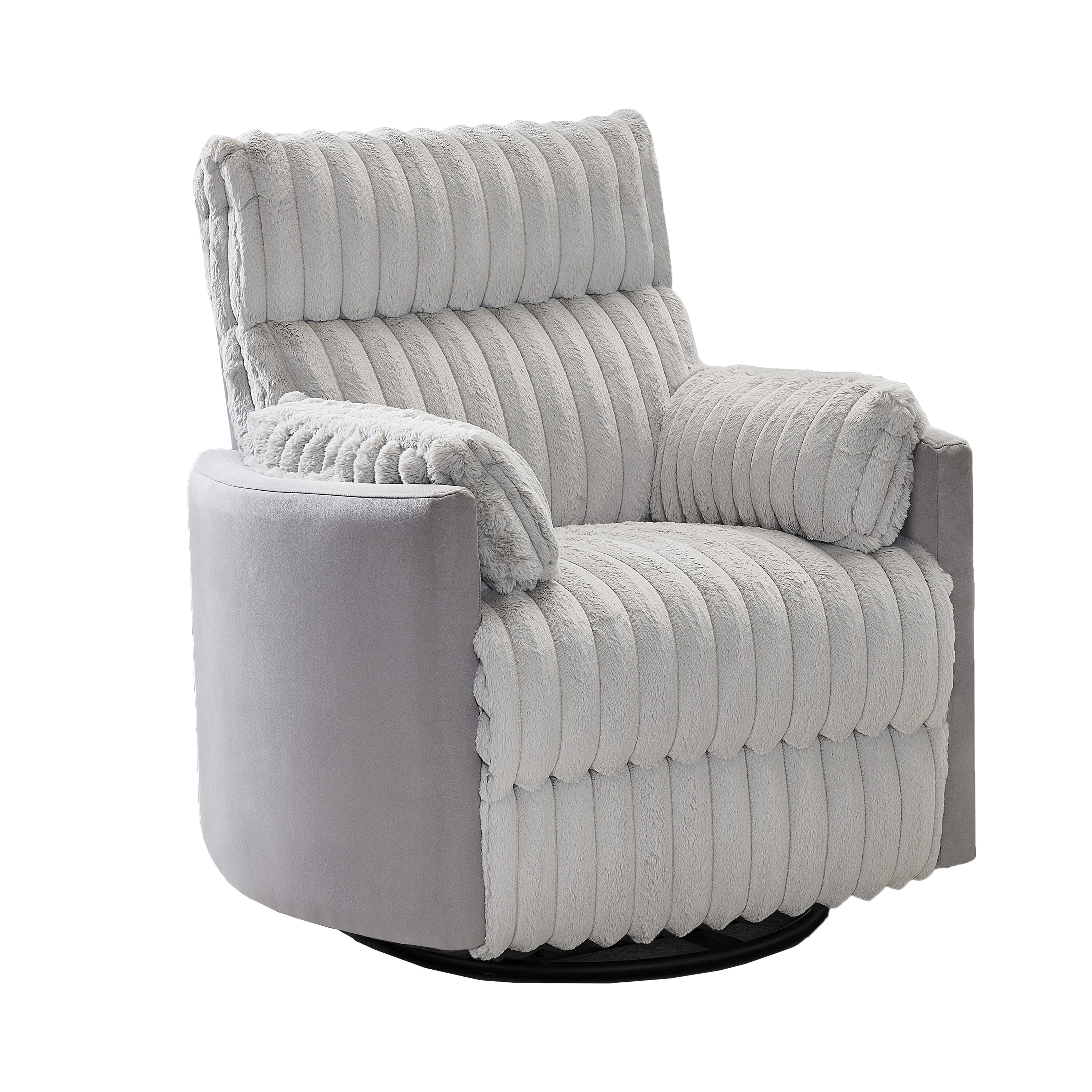 Roundhill Furniture LRH4131GY recliners - View #2