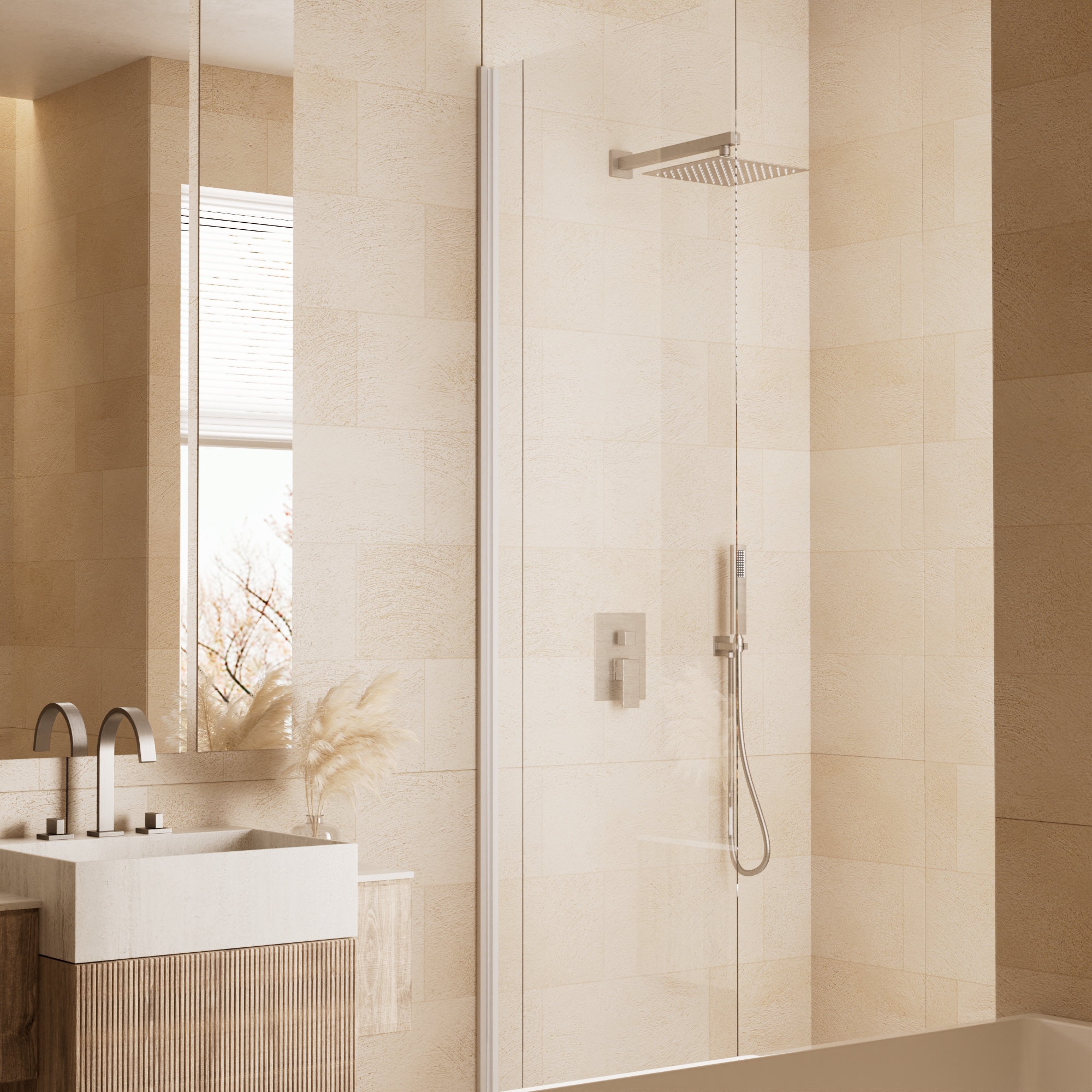 CRANACH C04.CR02.BN Showerhead-Bar-Panels - View #2