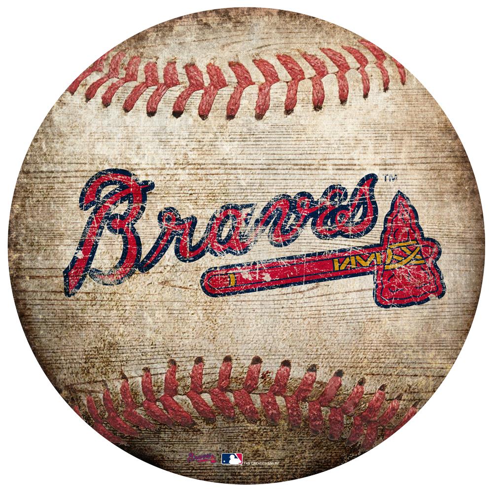 Fan Creations Atlanta Braves On Wood Print & Reviews