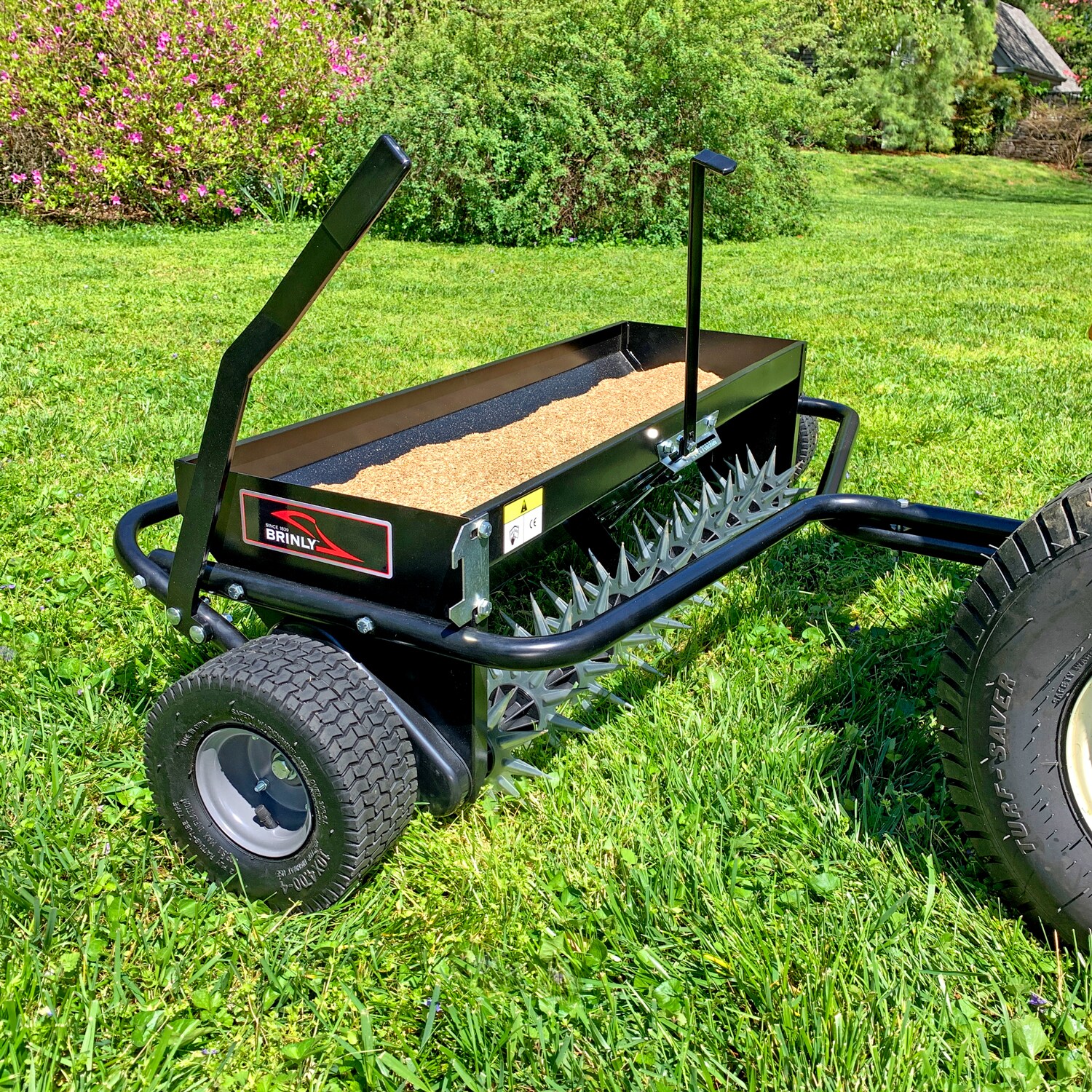 Brinly 40″ Aerator Spreader at Lowes.com