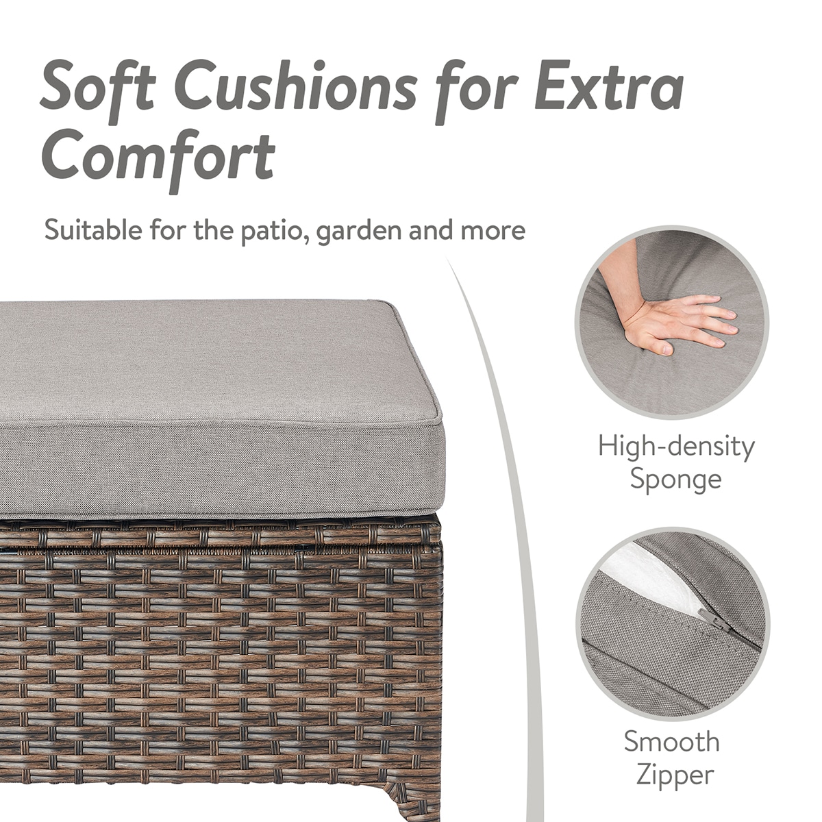 Rilyson FSLRBR40-3 Stools-Ottomans - View #5