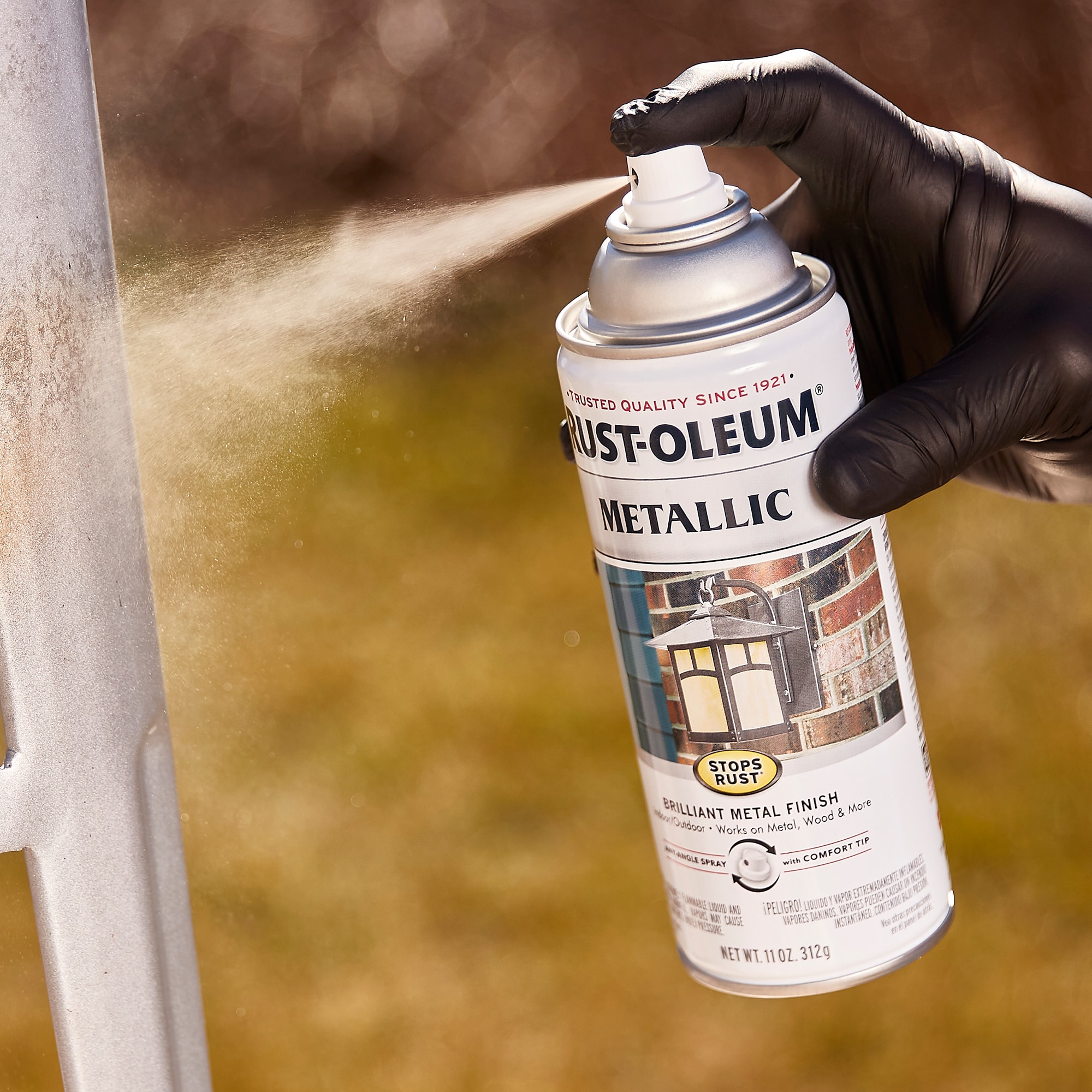 Rust-Oleum Stops Rust Protective Metallic Finish Spray Paint
