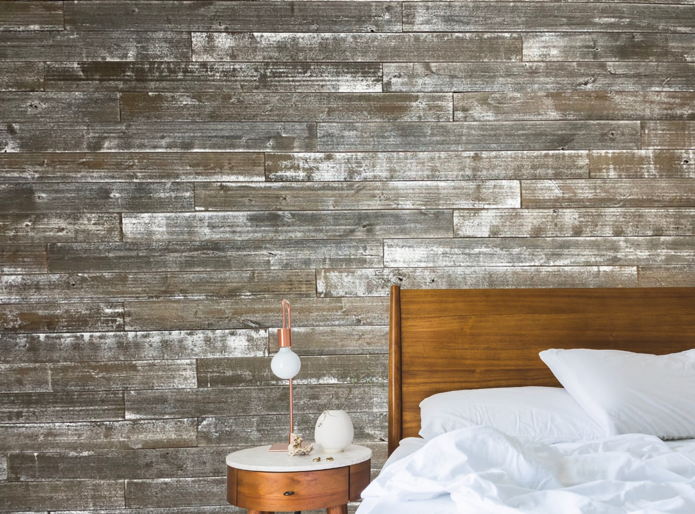 Gray Reclaimed Wood Planks for Wall 32”x 4”/ 10.7 Sq.Ft. - Siberian Heritage