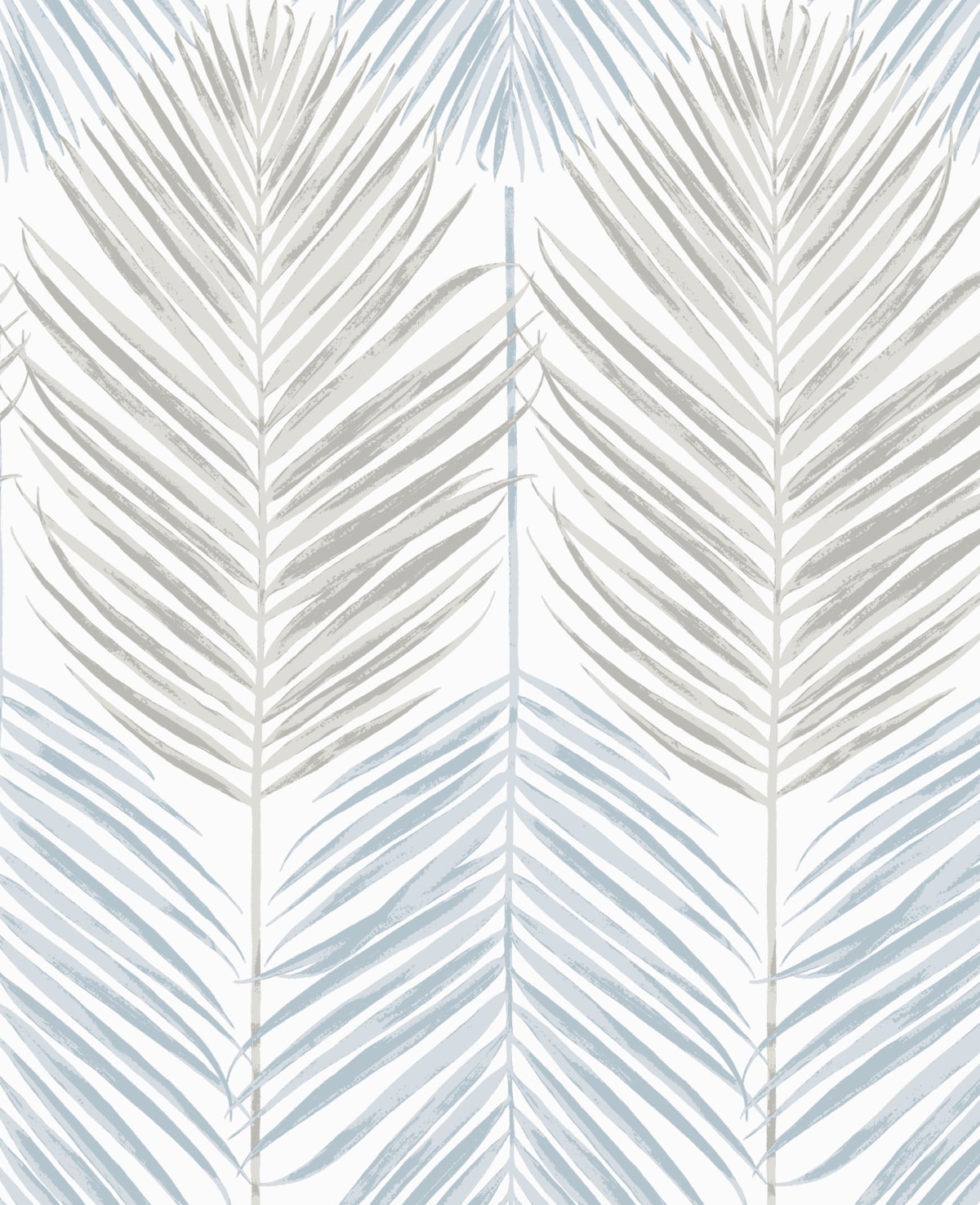 NextWall NW47900 30.75-Sq. Feet Blue Mist and Daydream Grey Vinyl Floral Self-adhesive Peel and Stick Wallpaper