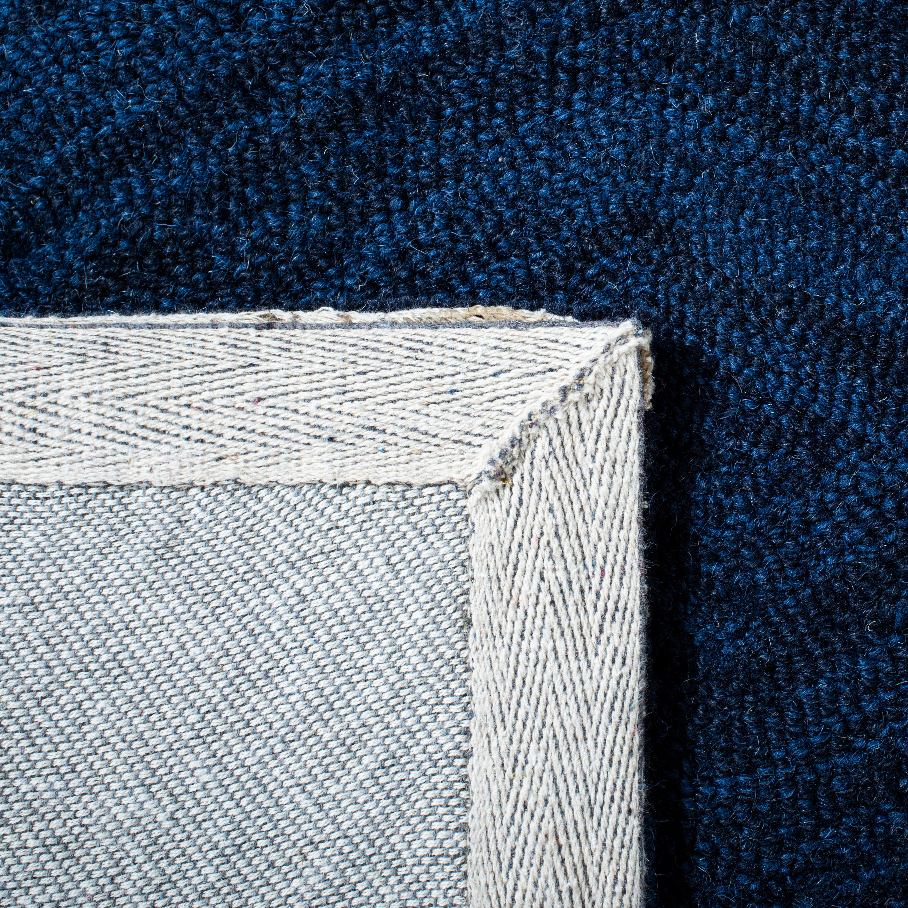 Metro Blue Hand-Tufted Wool 3' x 5' Area Rug