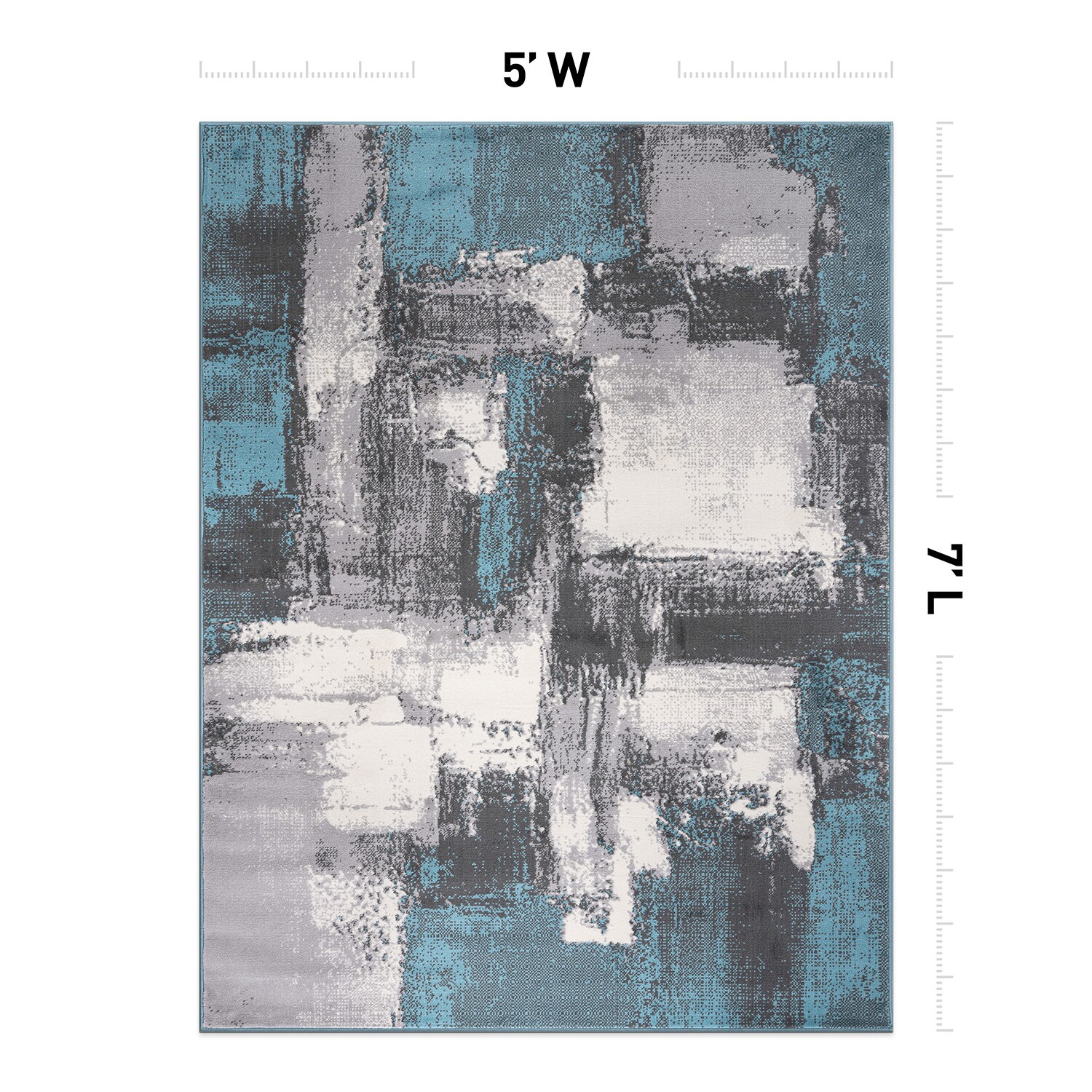 World Rug Gallery 2096BLUE5X7 rugs - View #2