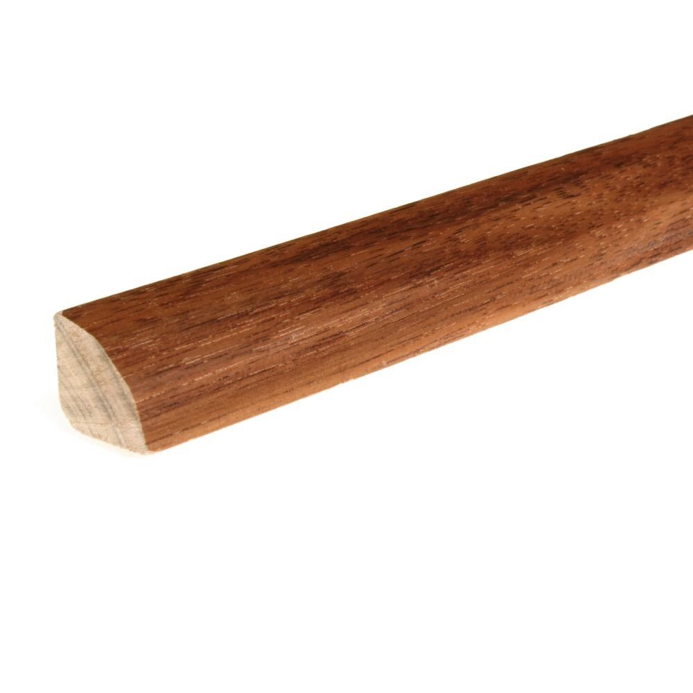 Flexco Brushed 0.75-in T x 0.75-in W x 78-in L Solid Wood Quarter Round