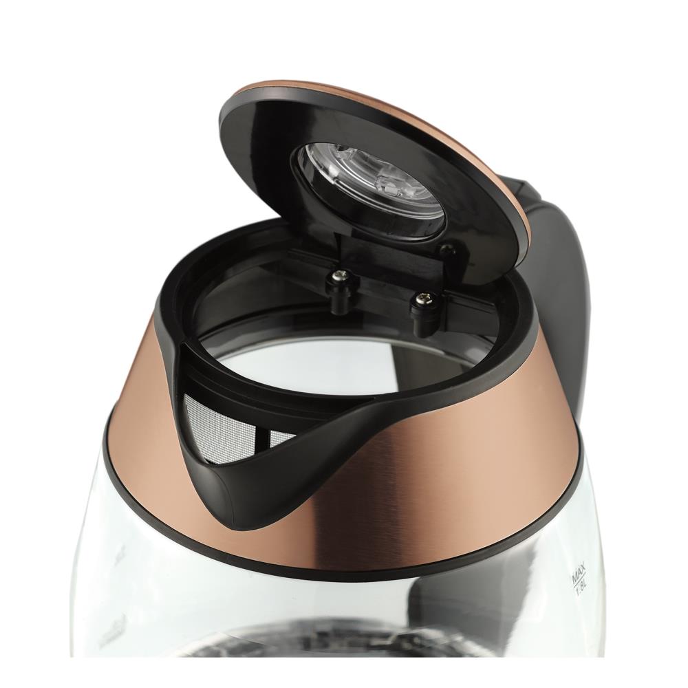 Brentwood 1.5-Liter Stainless-Steel Electric Cordless Tea Kettle, Rose Gold  - Yahoo Shopping