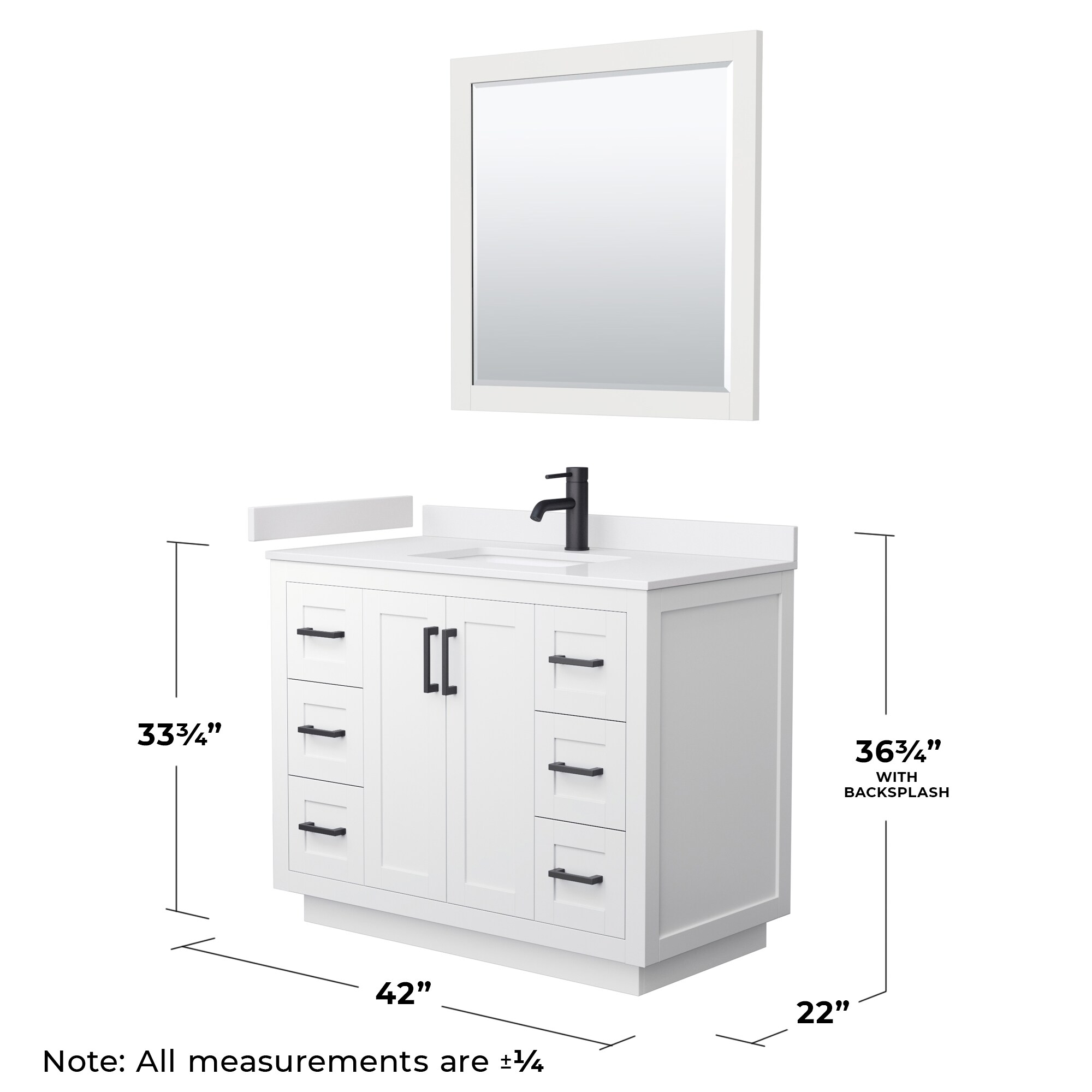 Wyndham Collection WCF292942SWBWCUNSM34 Bath-Vanity-Combo - View #6