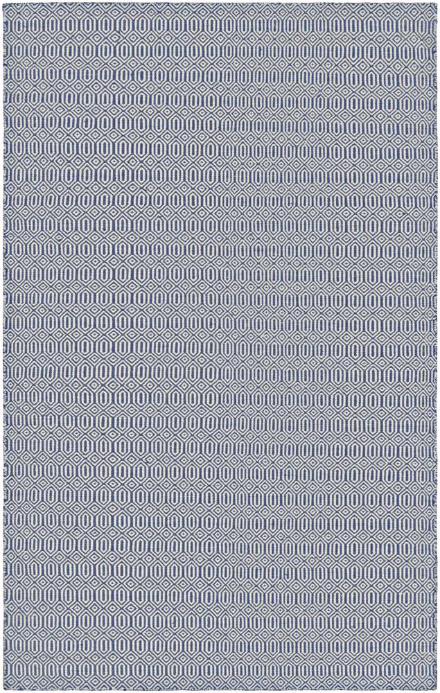 Couristan 49600732020030T COTTAGES 2 x 3 (ft) Microfiber Navy Rectangular Indoor/Outdoor Area rug