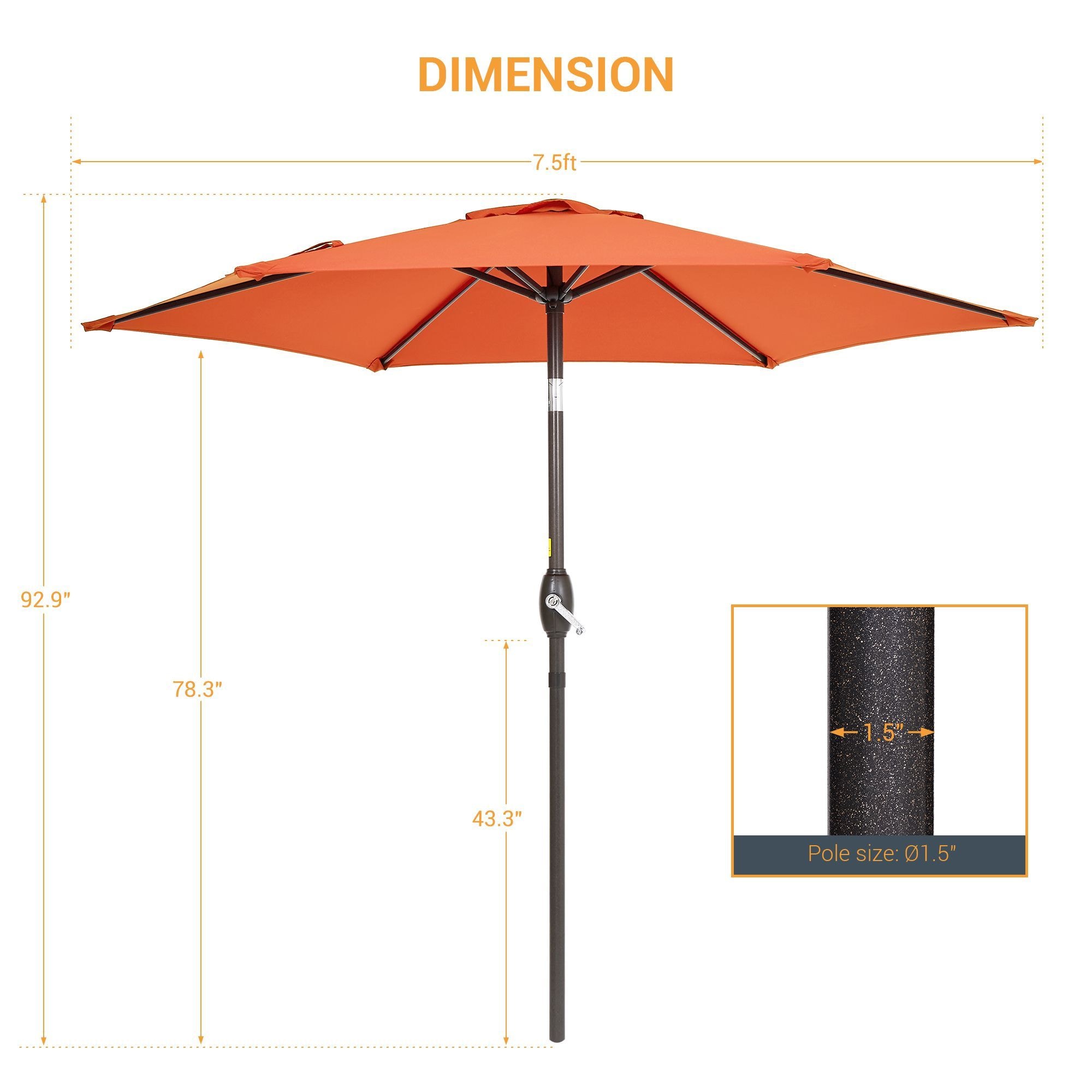 Sonkuki SD-90OY Umbrellas-2 - View #2