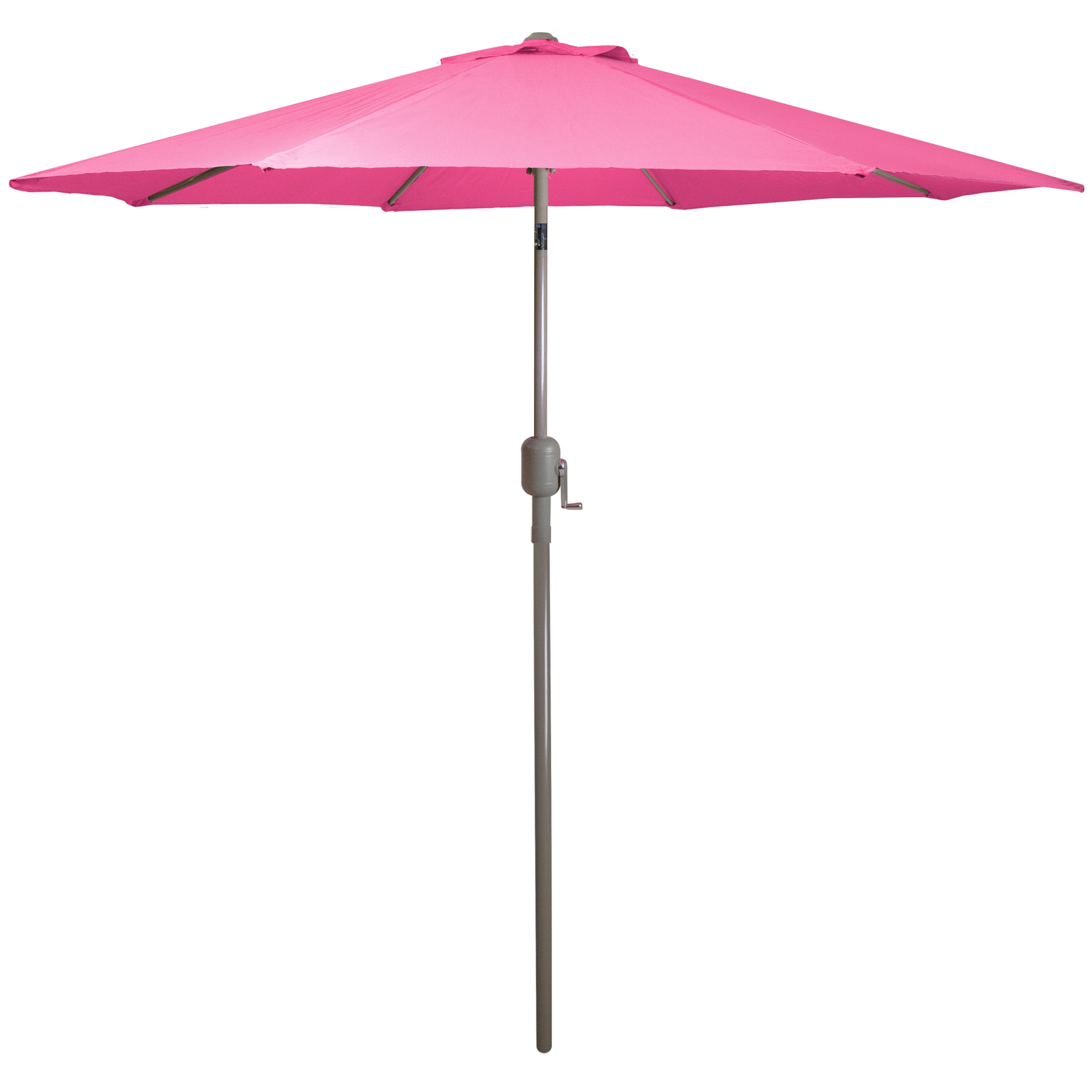 Northlight 34806634 9-ft Aluminum Pink Push-button Tilt Misting Patio Umbrella