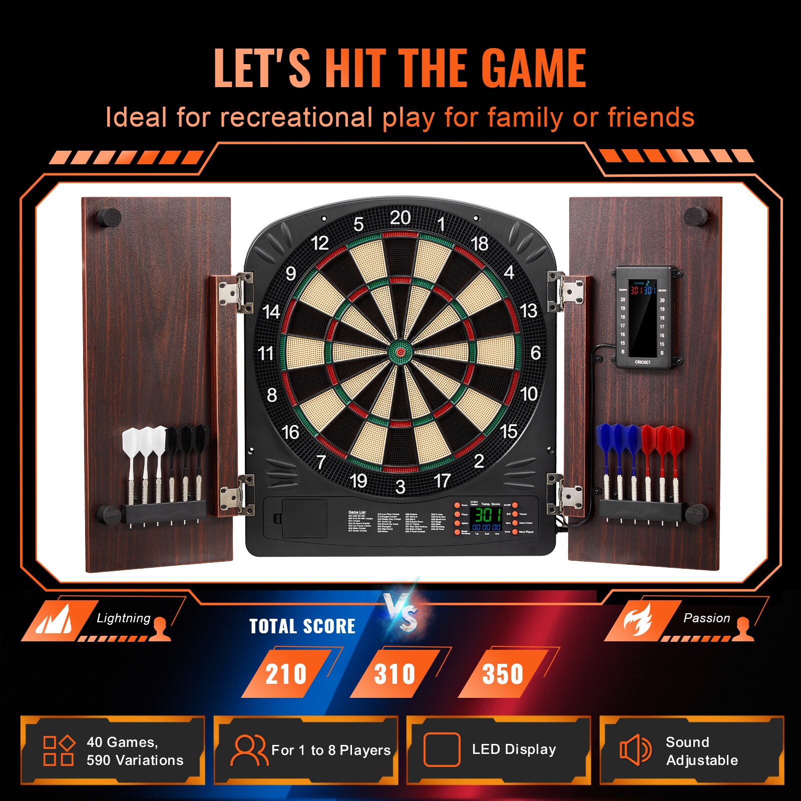 GIVIMO LW108GIVSS616 Dartboard-Cabinets - Thumbnail View #4