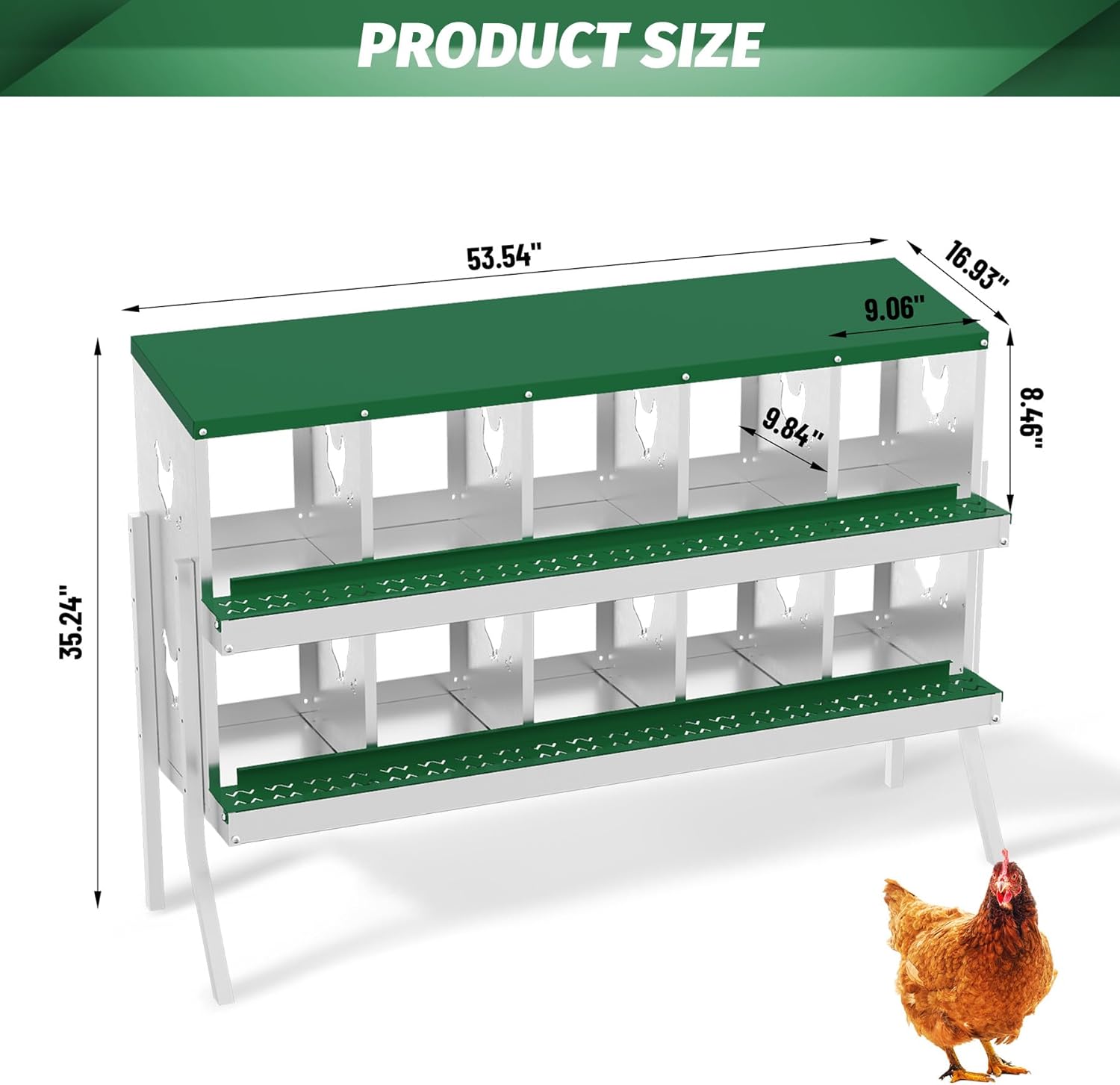 Qeetex GGL-PHO-348SCHLC Chicken-Coops-Rabbit-Hutches - View #5