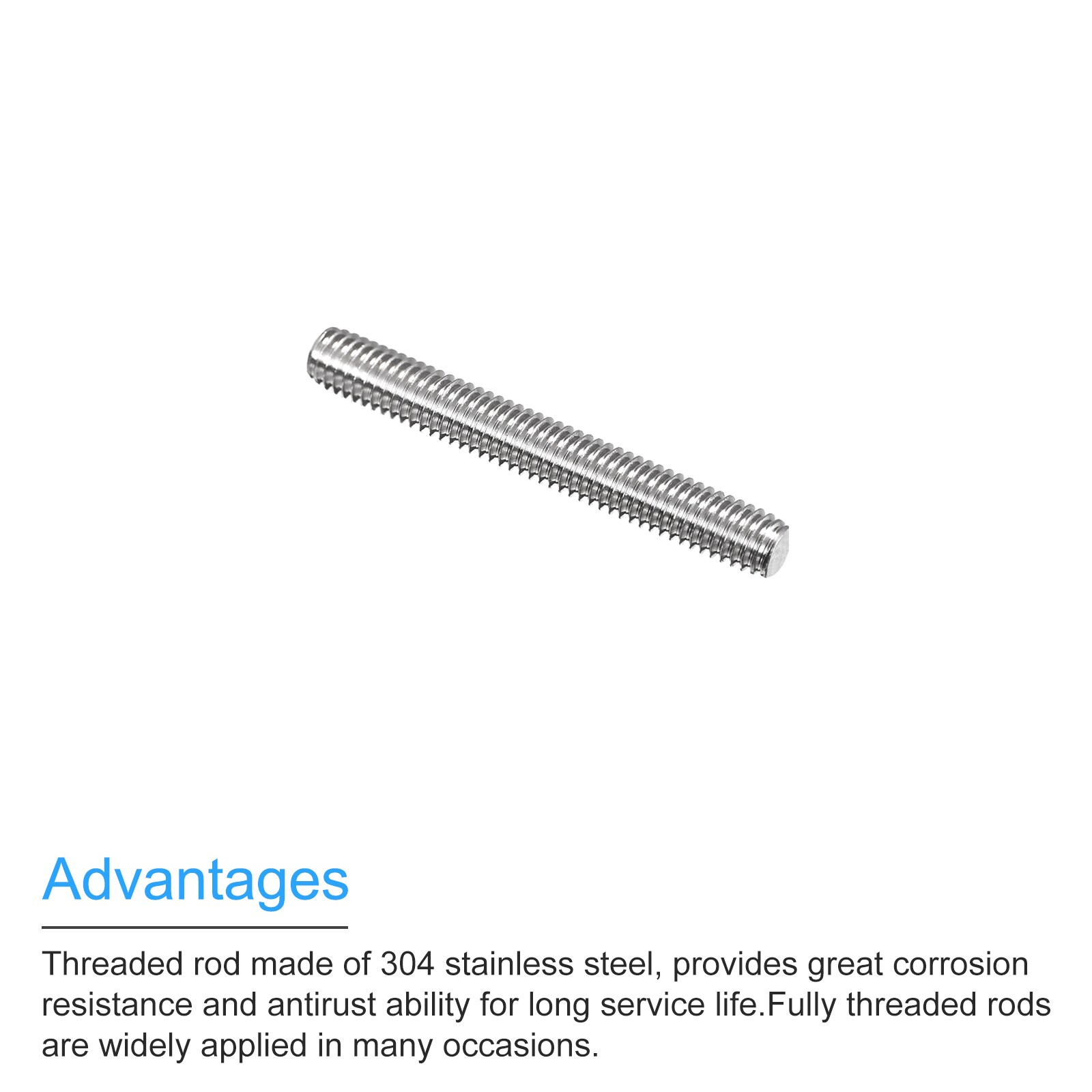 Unique Bargains S26051800UX6285 Threaded-Rod - View #4