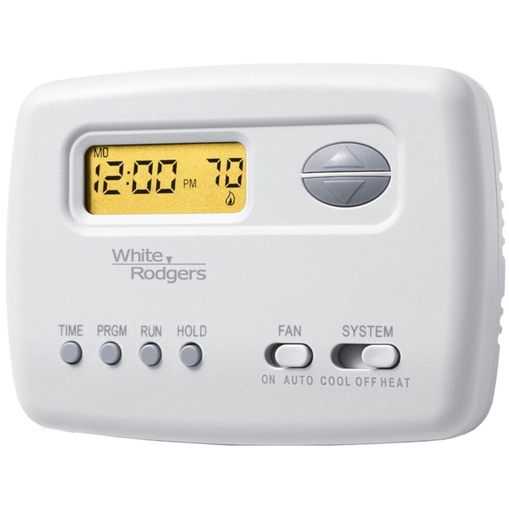 White-Rodgers 70 5-2 Day 24-Volt Programmable Thermostat Rectangle in ...