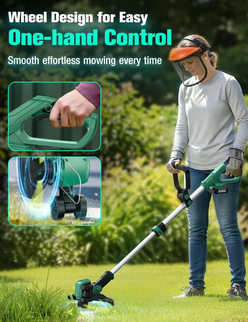 KIMO KIMO-9901-2AX2 Cordless-String-Trimmers - View #7