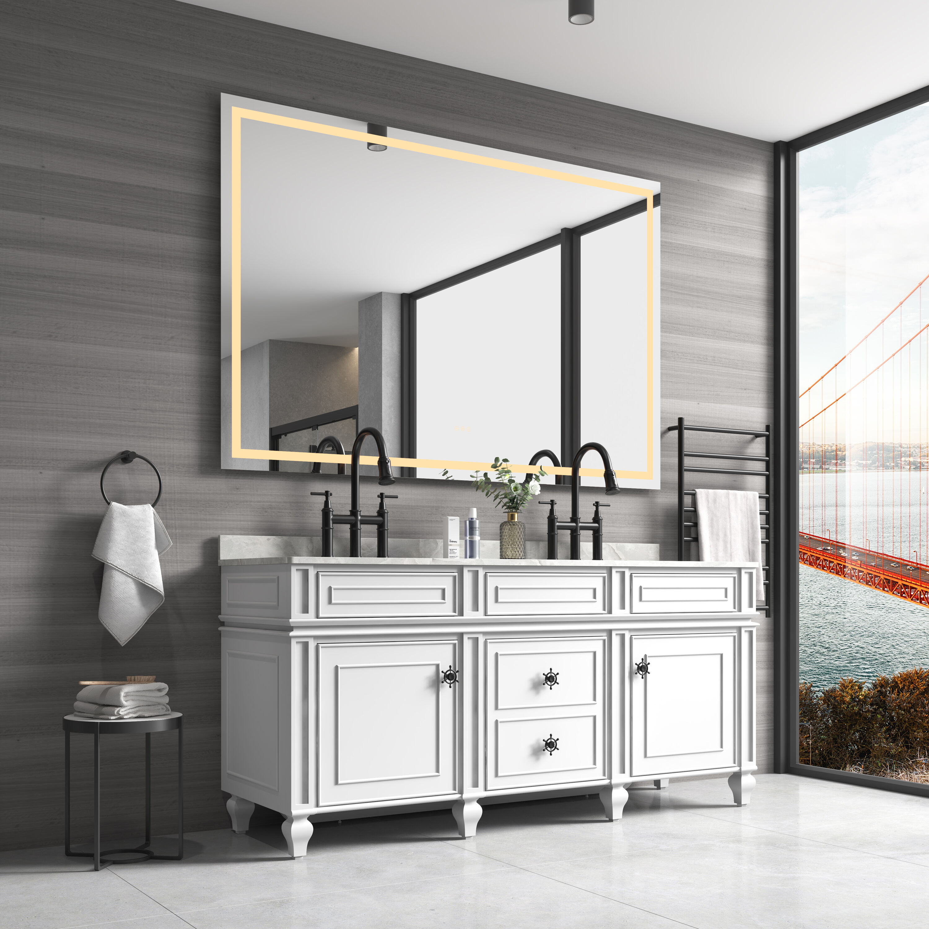 Vacolite KP-8448-DH Framed-Bath-Mirrors - View #8