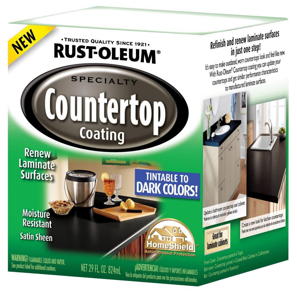 Satin Countertop Resurfacing Kit, Rustoleum Countertop Paint Color Choices
