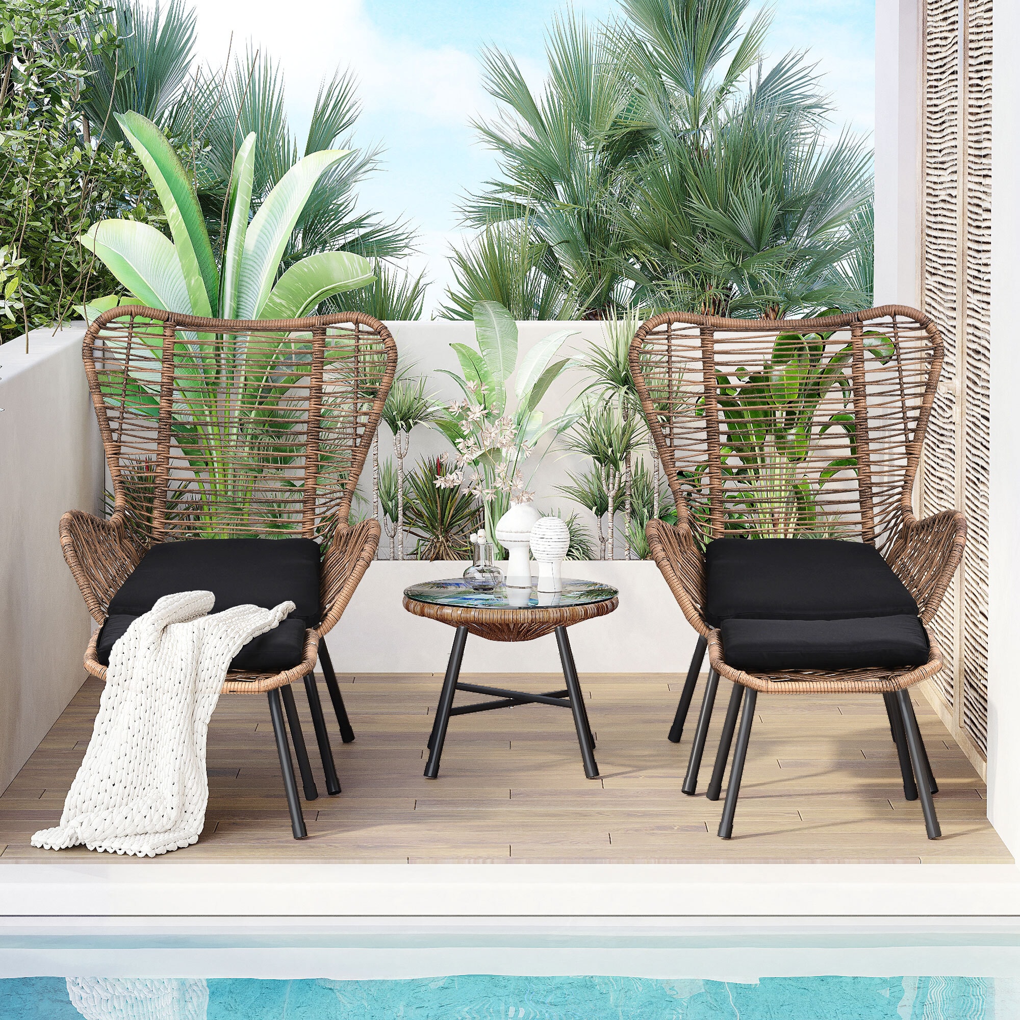 AHIOU HOME ZAAHG-257AAD3P Patio-Conversation-Sets - View #2
