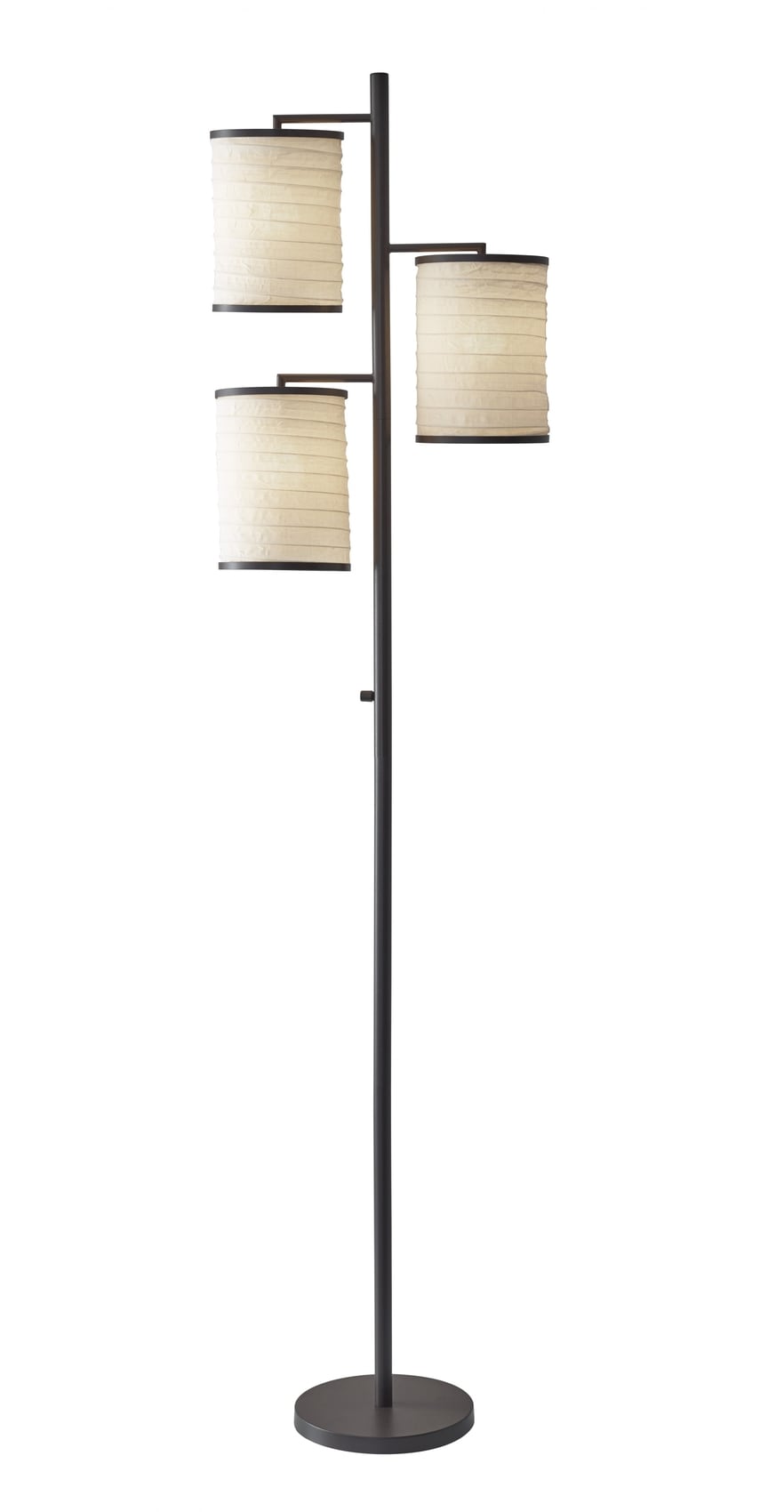 HomeRoots 74-in Bronze Floor Lamp in the Floor Lamps department at ...