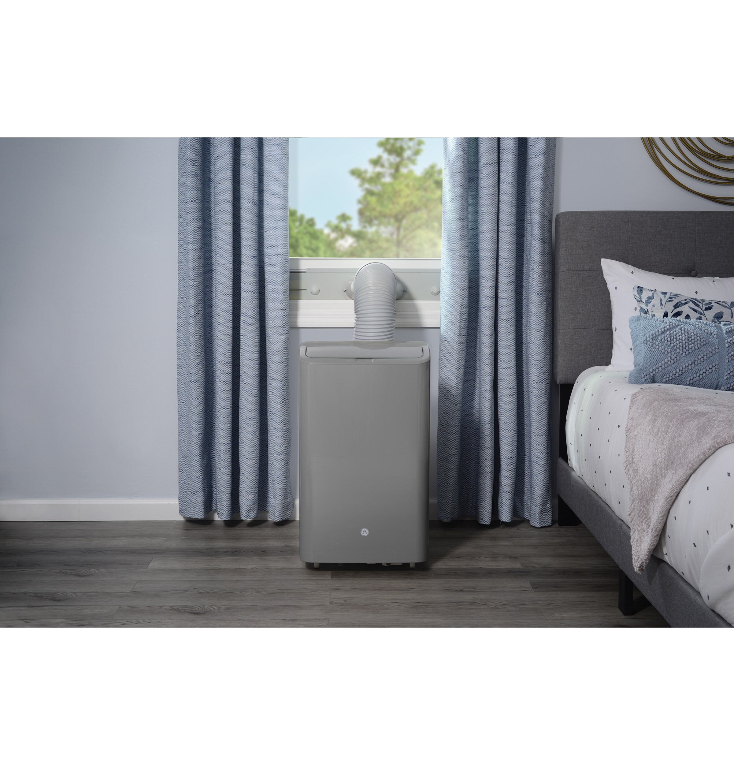 APCD10JASG by General Electric - GE® 10,500 BTU Portable Air Conditioner  with Dehumidifier and Remote, Grey